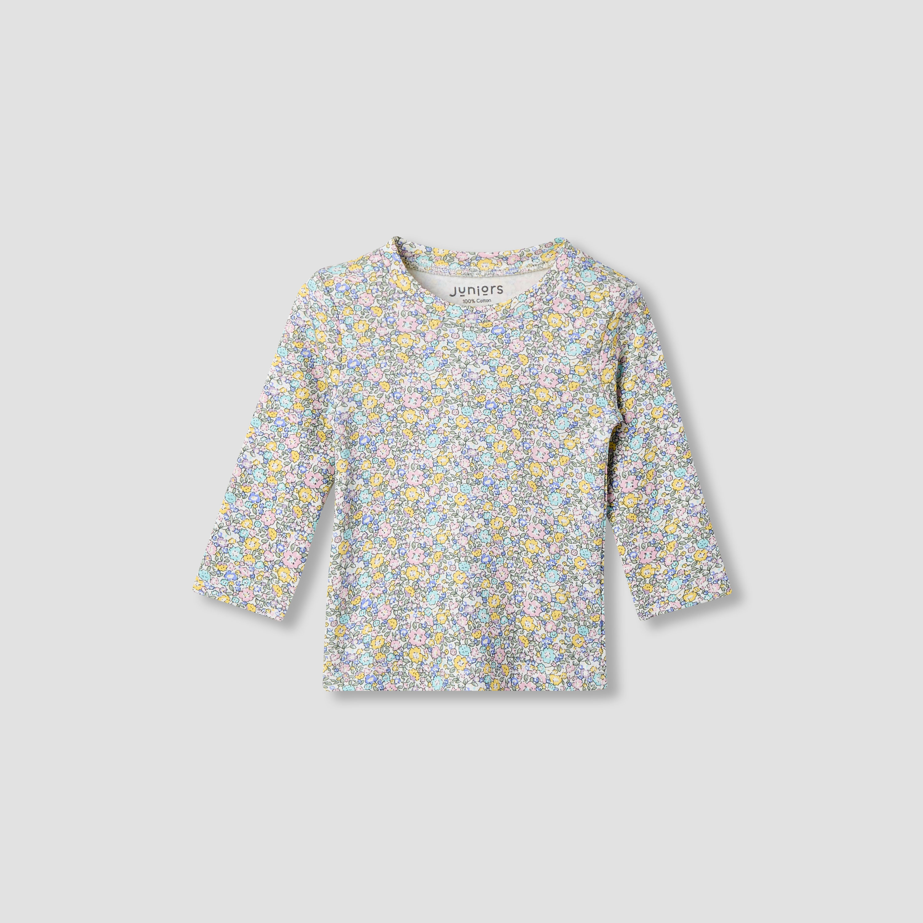 Juniors Printed Long Sleeves T-shirts and Pyjamas - Set of 2-baby-girls-clothing-nightwear-pyjamasets-image-4