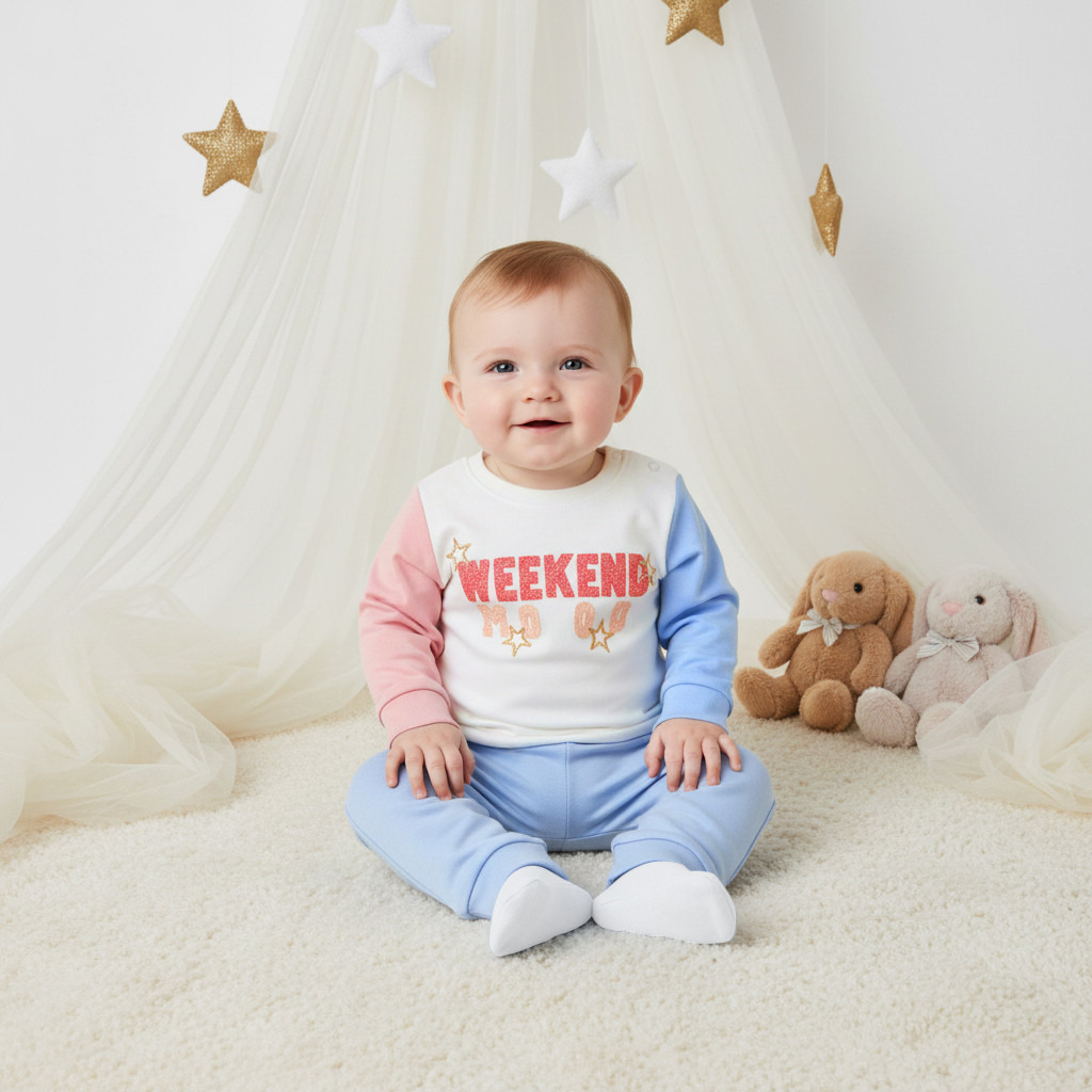 Juniors Printed Long Sleeve T-shirts and Pyjamas - Set of 2-baby-girls-clothing-nightwear-pyjamasets-image-10