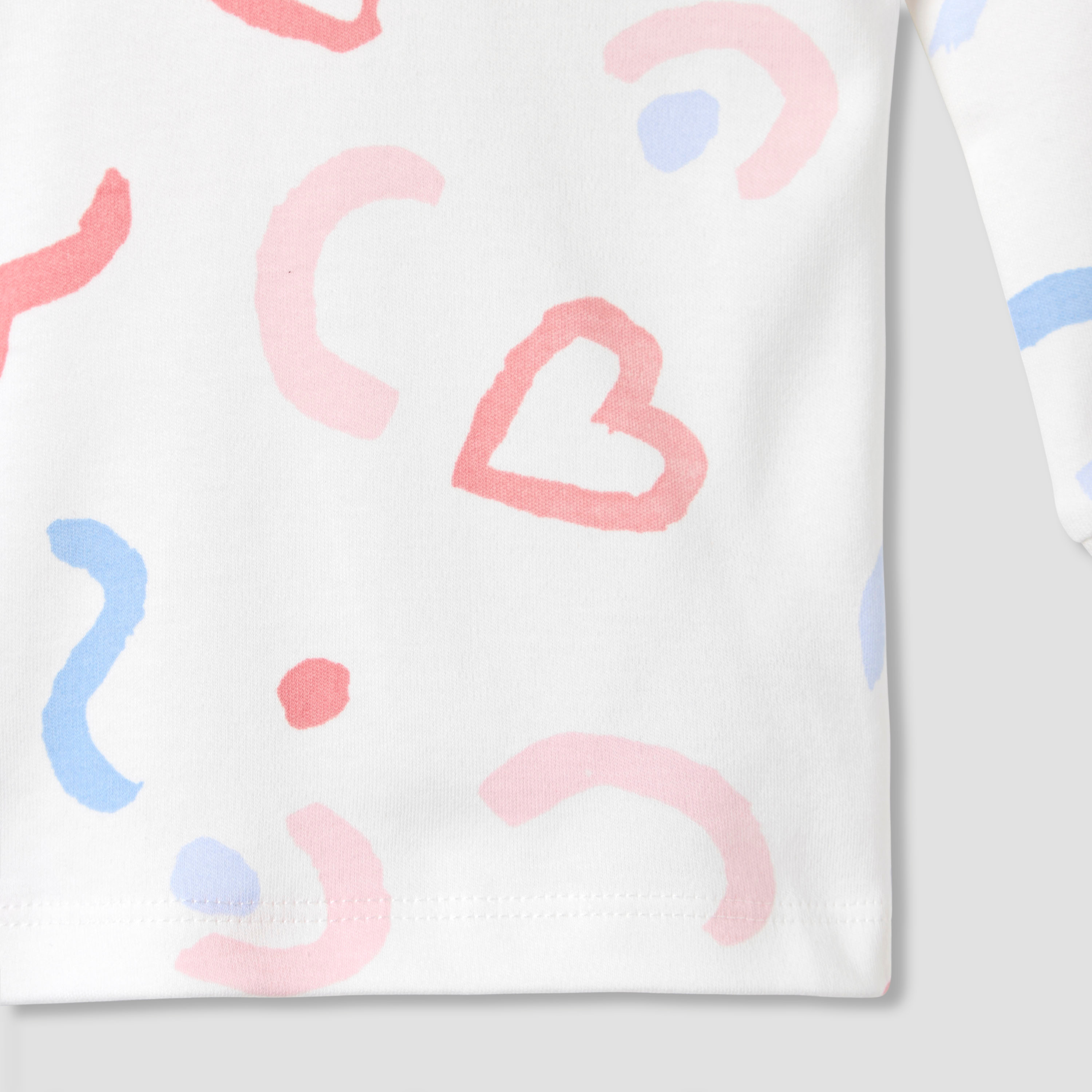 Juniors Printed Long Sleeve T-shirts and Pyjamas - Set of 2-baby-girls-clothing-nightwear-pyjamasets-image-7