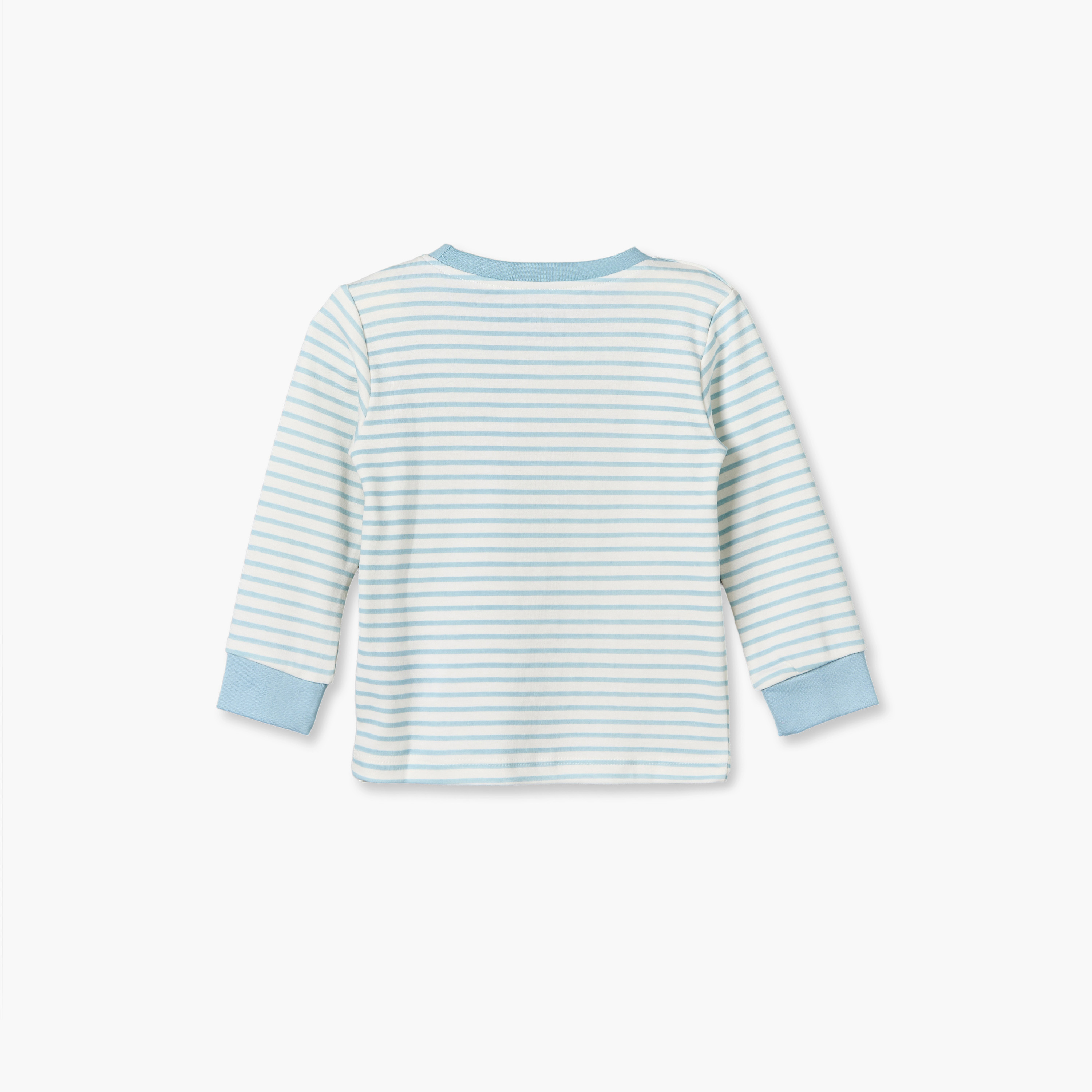 طقم بيجاما قطن بياقة مستديرة وأكمام طويلة بطبعات وسائل النقل قطعتين من جونيورز-baby-boys-clothing-nightwear-pyjamasets-image-7