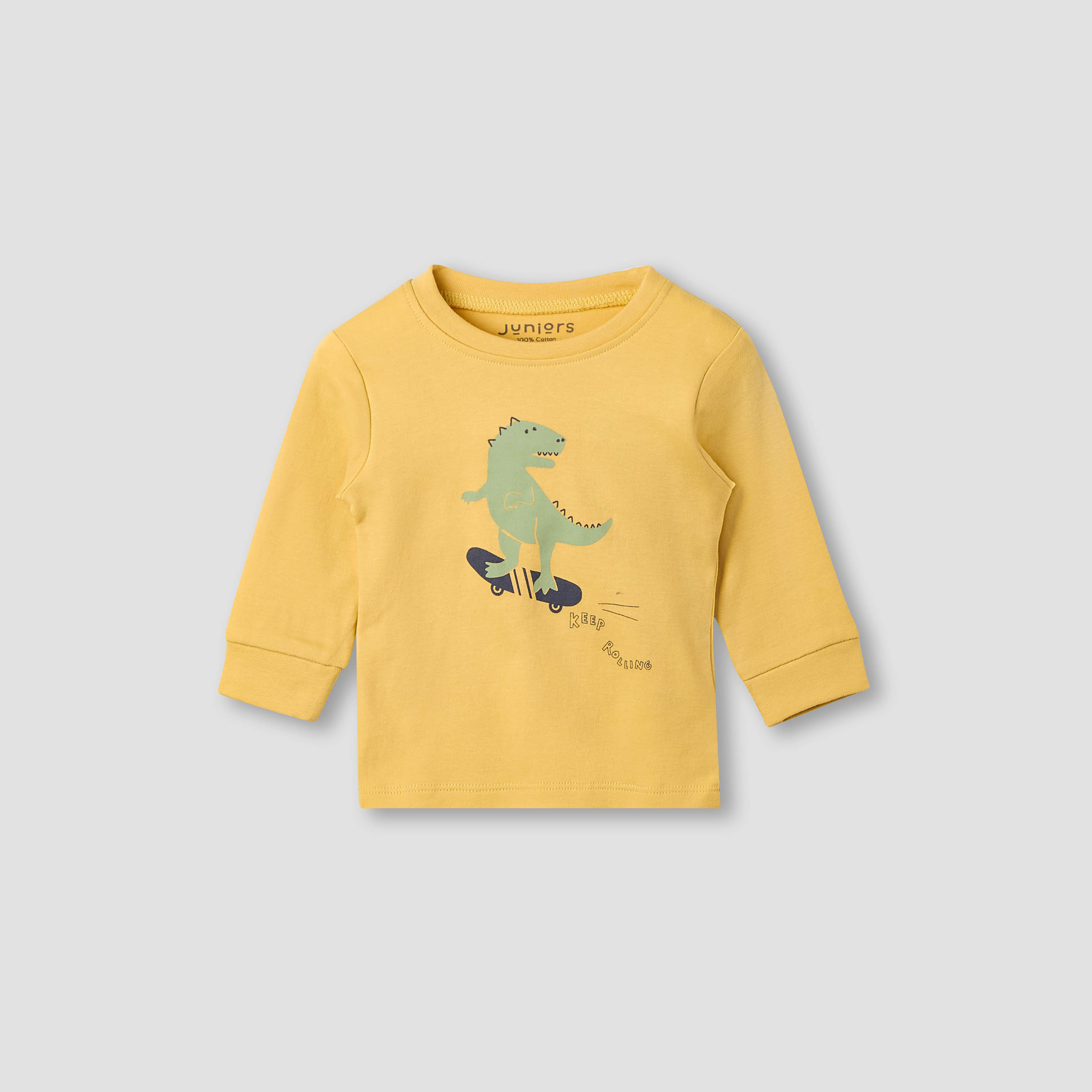 Juniors Crocodile Print T-shirt and Pyjama - Set of 3-baby-boys-clothing-nightwear-pyjamasets-image-2