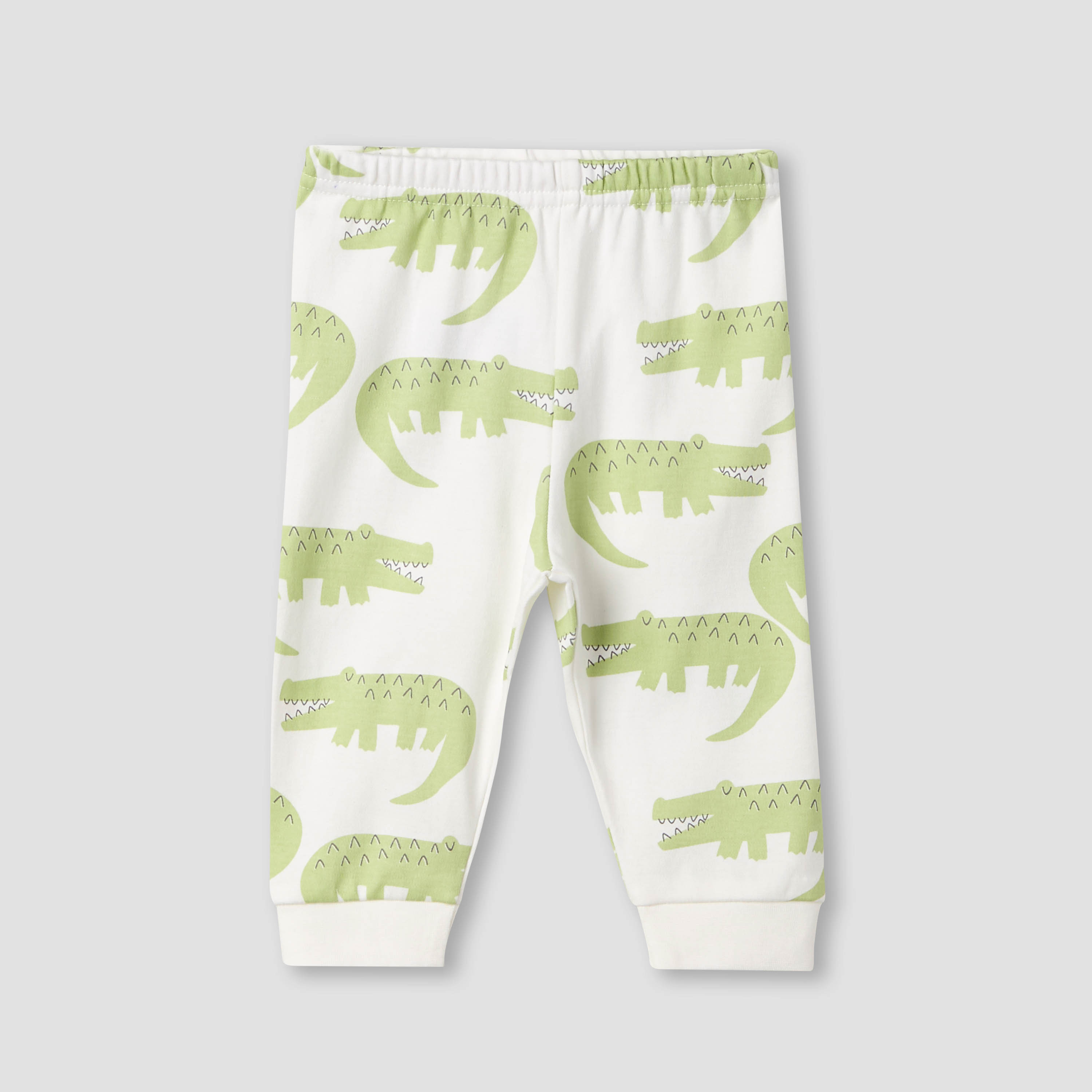 Juniors Crocodile Print T-shirt and Pyjama - Set of 3-baby-boys-clothing-nightwear-pyjamasets-image-5