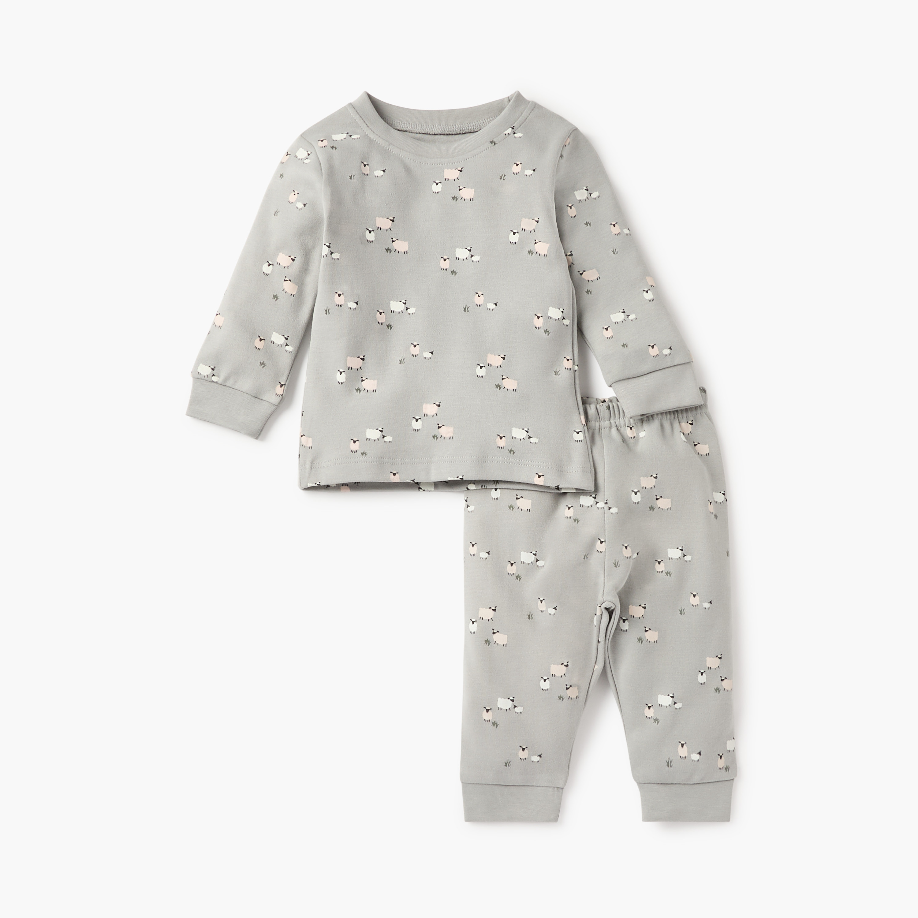 Juniors Animal Print T-shirt and Pyjama Set-baby-boys-clothing-nightwear-pyjamasets-image-1