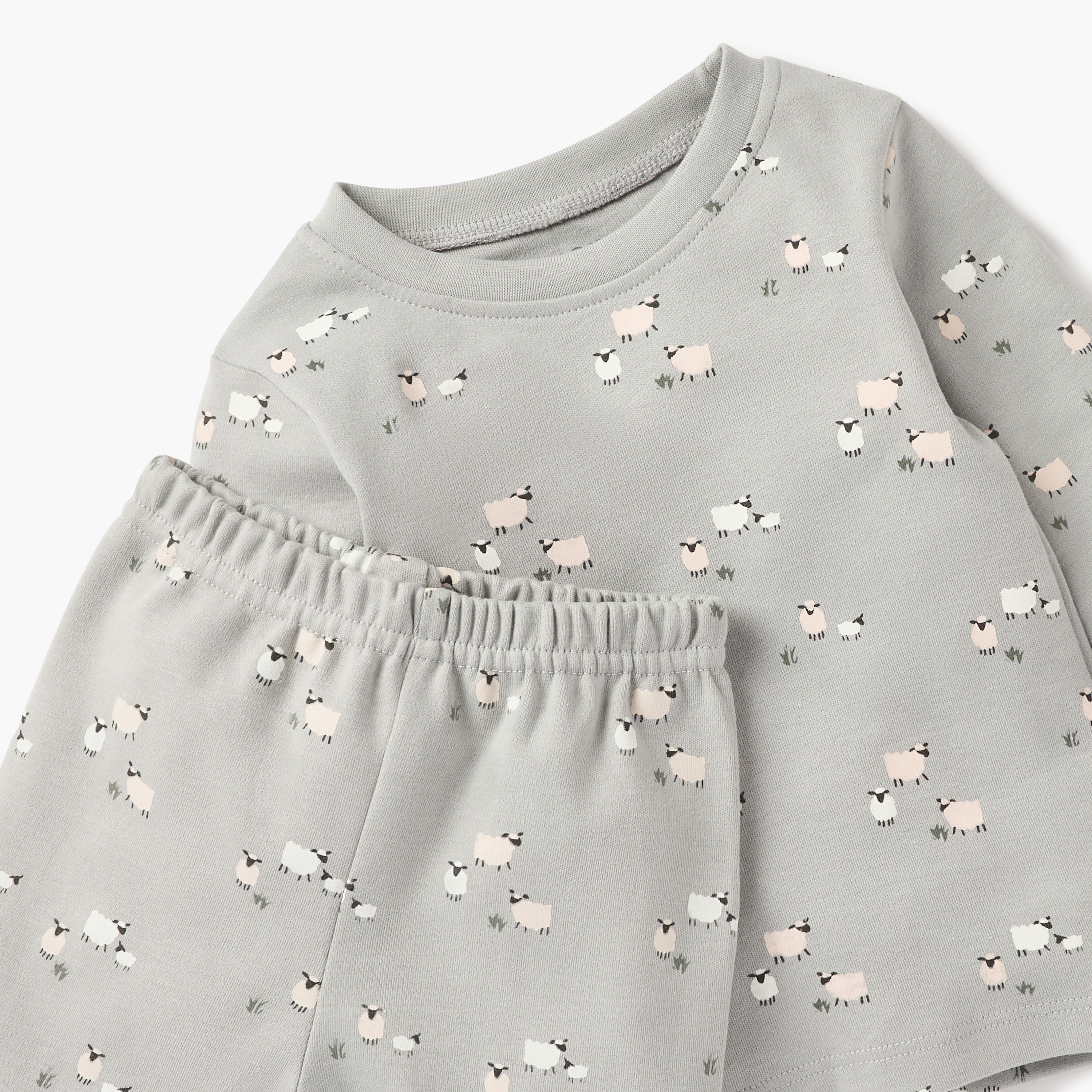 Juniors Animal Print T-shirt and Pyjama Set-baby-boys-clothing-nightwear-pyjamasets-image-4