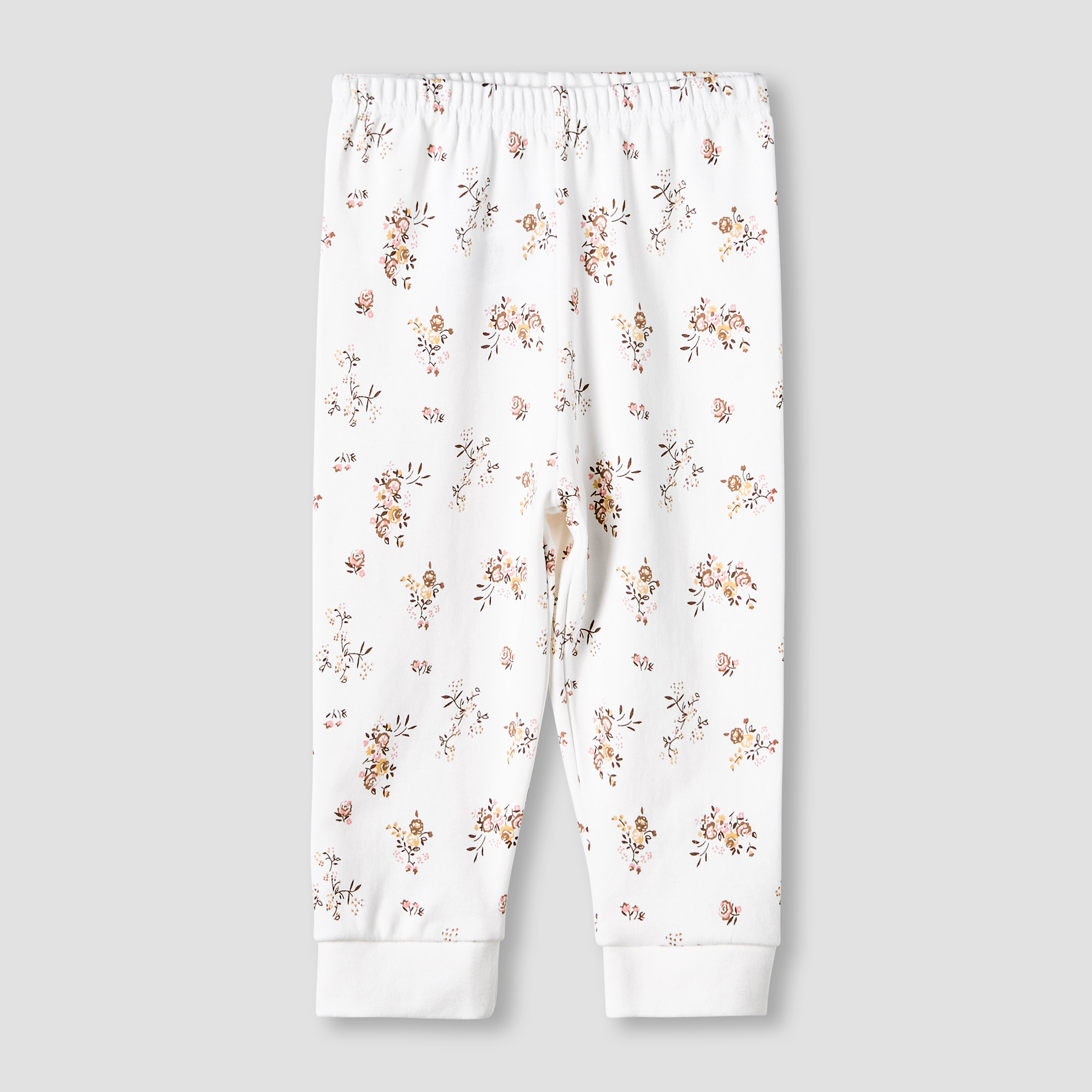 Set of 3, Juniors Cotton Crew Neck Long Sleeves Pyjama Set with Floral Print-baby-girls-clothing-nightwear-pyjamasets-image-4