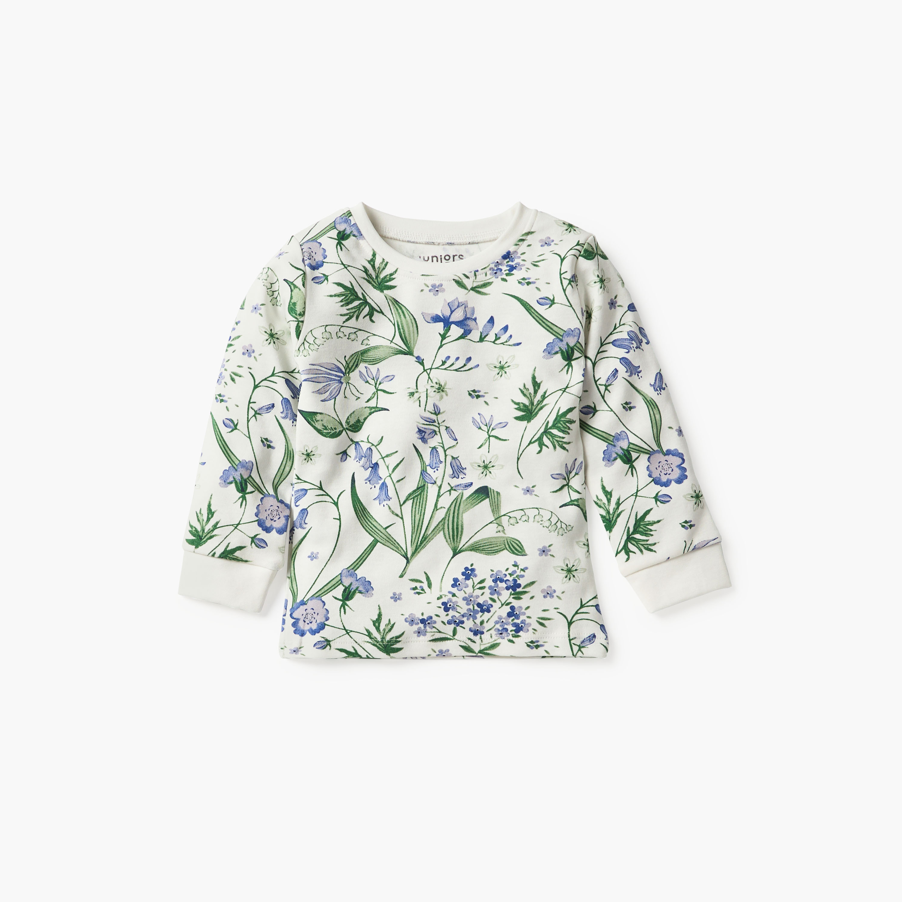 Juniors All-Over Botanical Print T-shirt and Pyjama Set-baby-girls-clothing-nightwear-pyjamasets-image-2