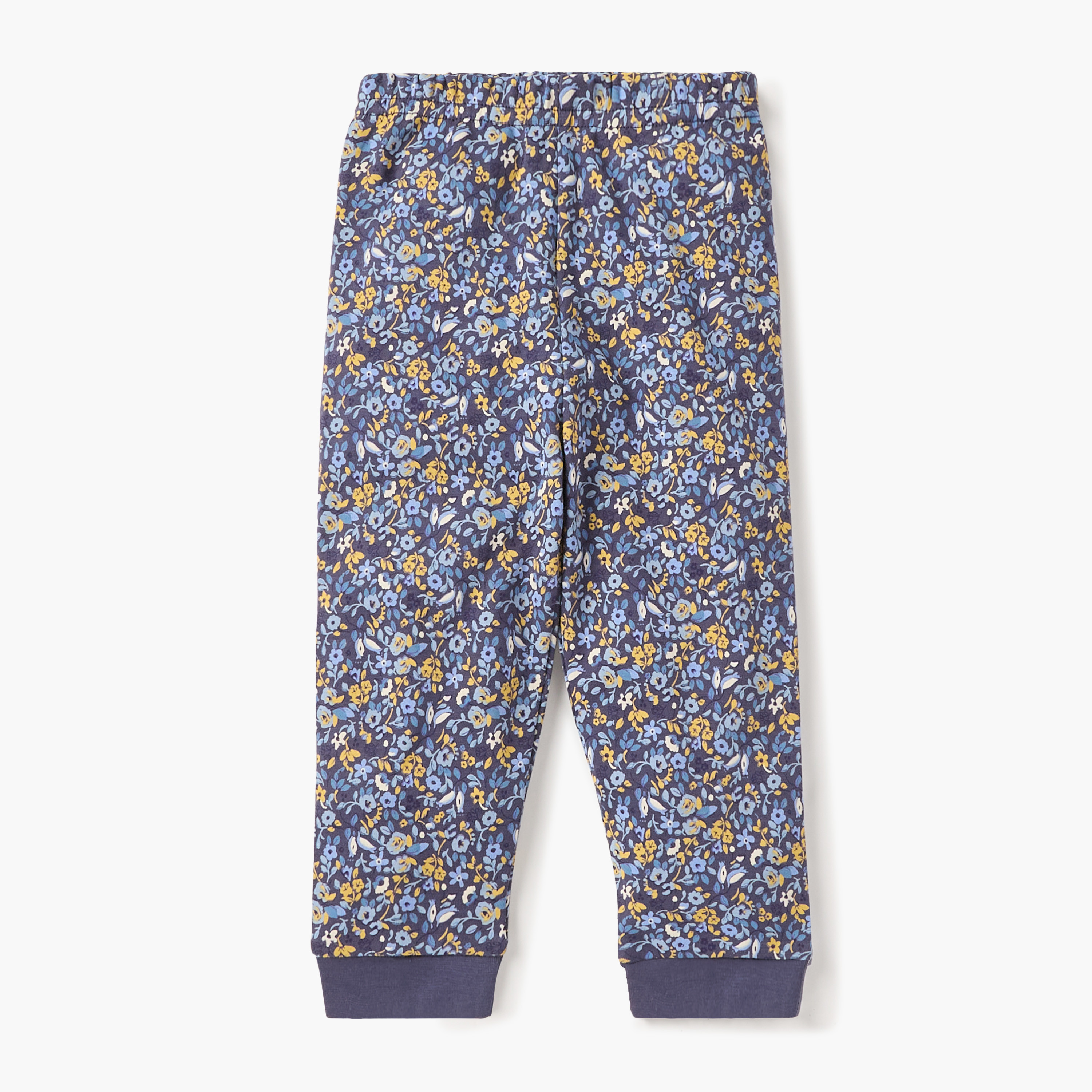 Juniors Floral Print T-shirt and Pyjama Set-baby-girls-clothing-nightwear-pyjamasets-image-3