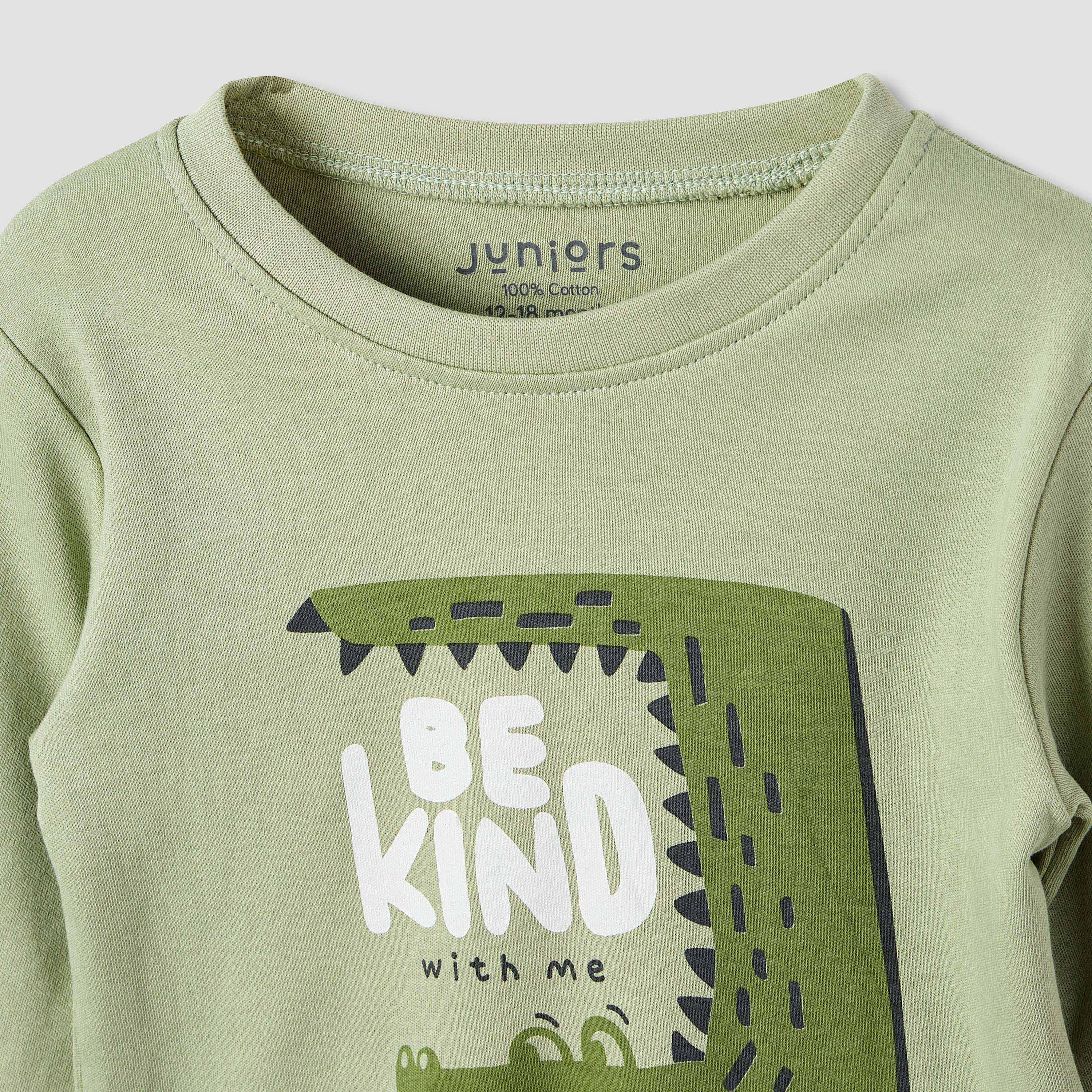 طقم بنطلون بيجاما وتيشيرت بطبعات من جونيورز-baby-boys-clothing-nightwear-pyjamasets-image-4