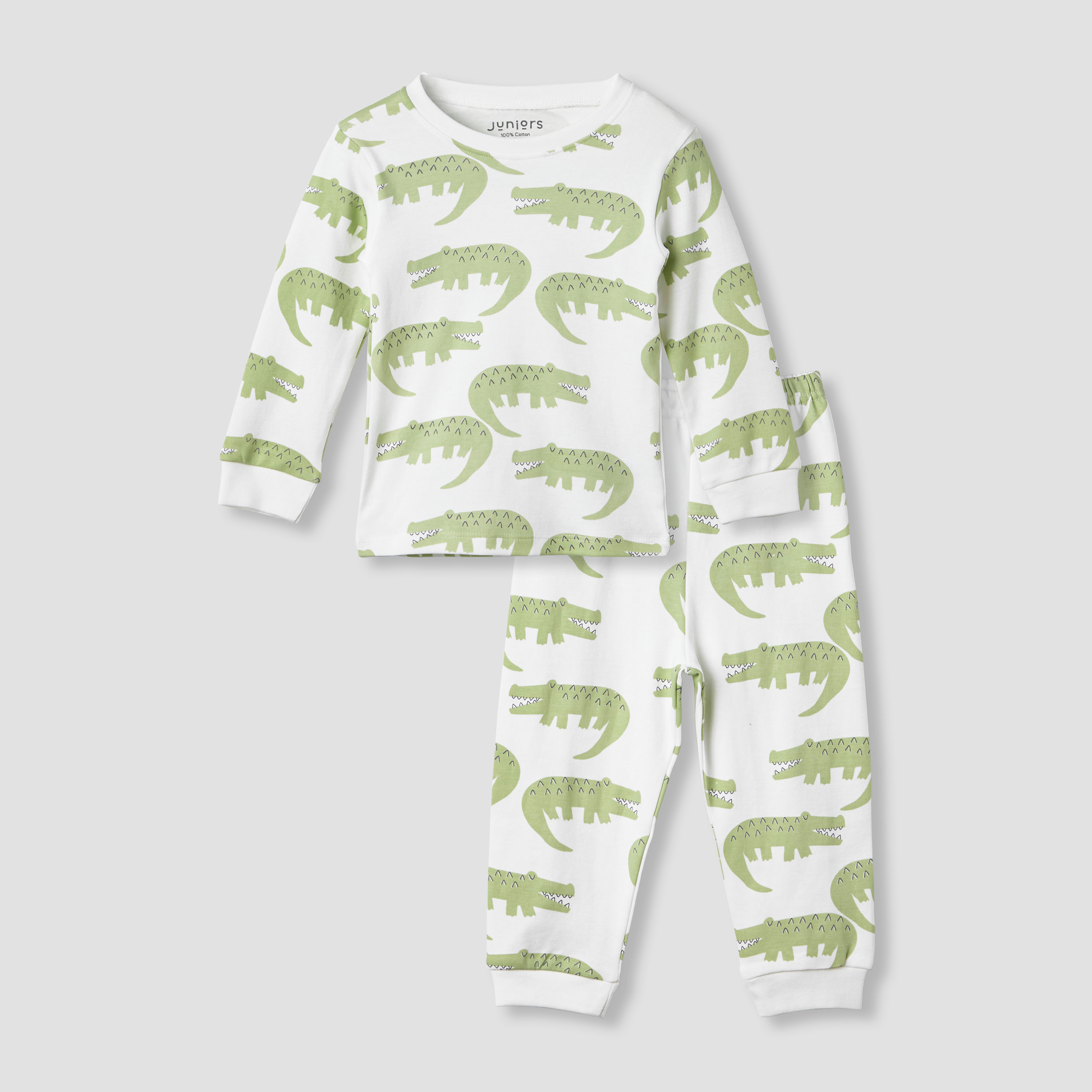 Juniors Animal Print T-shirt and Pyjama Set-baby-girls-clothing-nightwear-pyjamasets-image-2