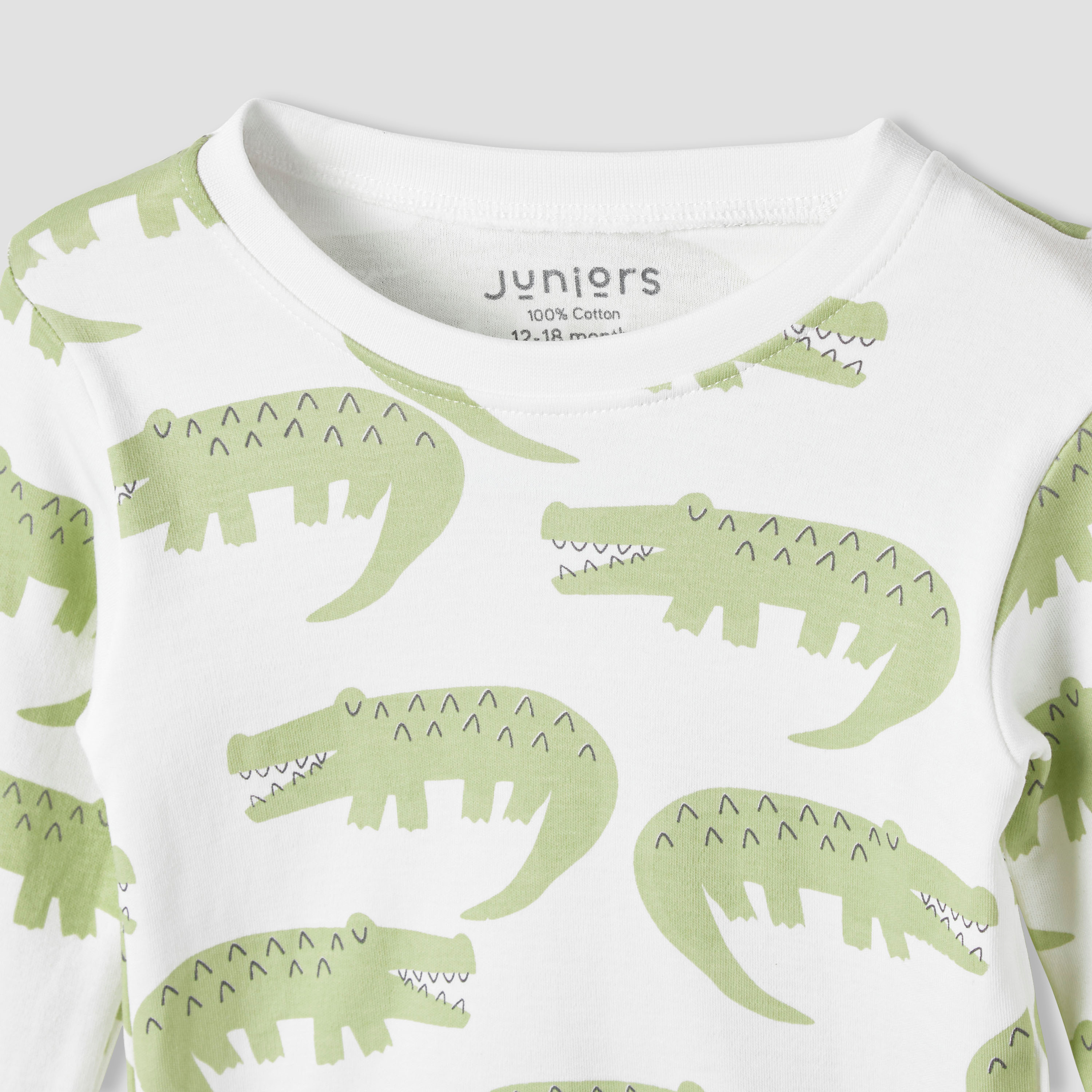 Juniors Animal Print T-shirt and Pyjama Set-baby-girls-clothing-nightwear-pyjamasets-image-5