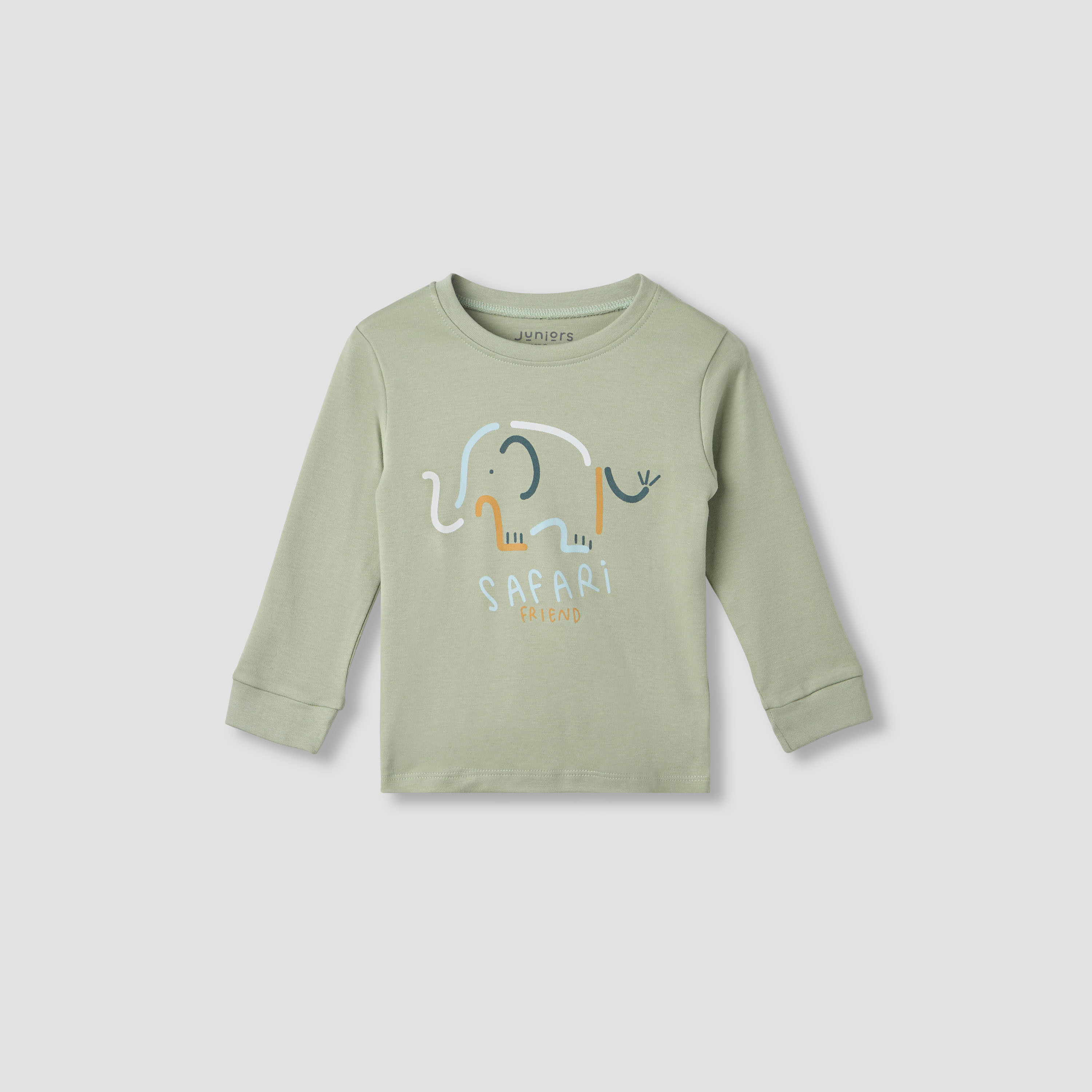 Juniors Pyjama Set with Print - Cotton - Long Sleeves - Round Neck-baby-girls-clothing-nightwear-pyjamasets-image-2