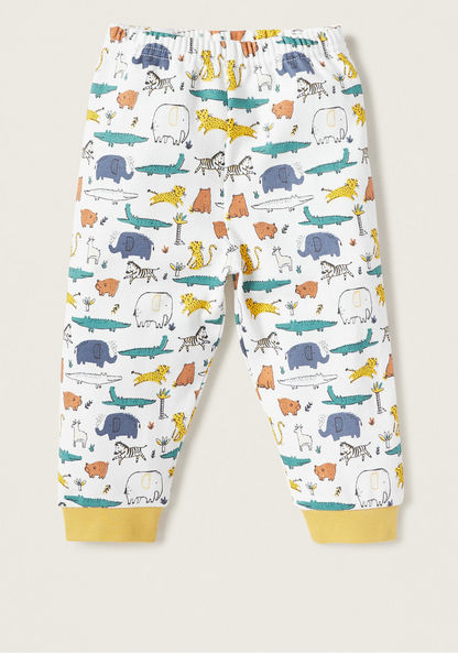 Juniors All-Over Print T-shirt and Pyjama Set-Pyjama Sets-image-2