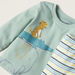 Juniors Animal Print Long Sleeves T-shirt and Pyjamas Set-Pyjama Sets-thumbnail-3