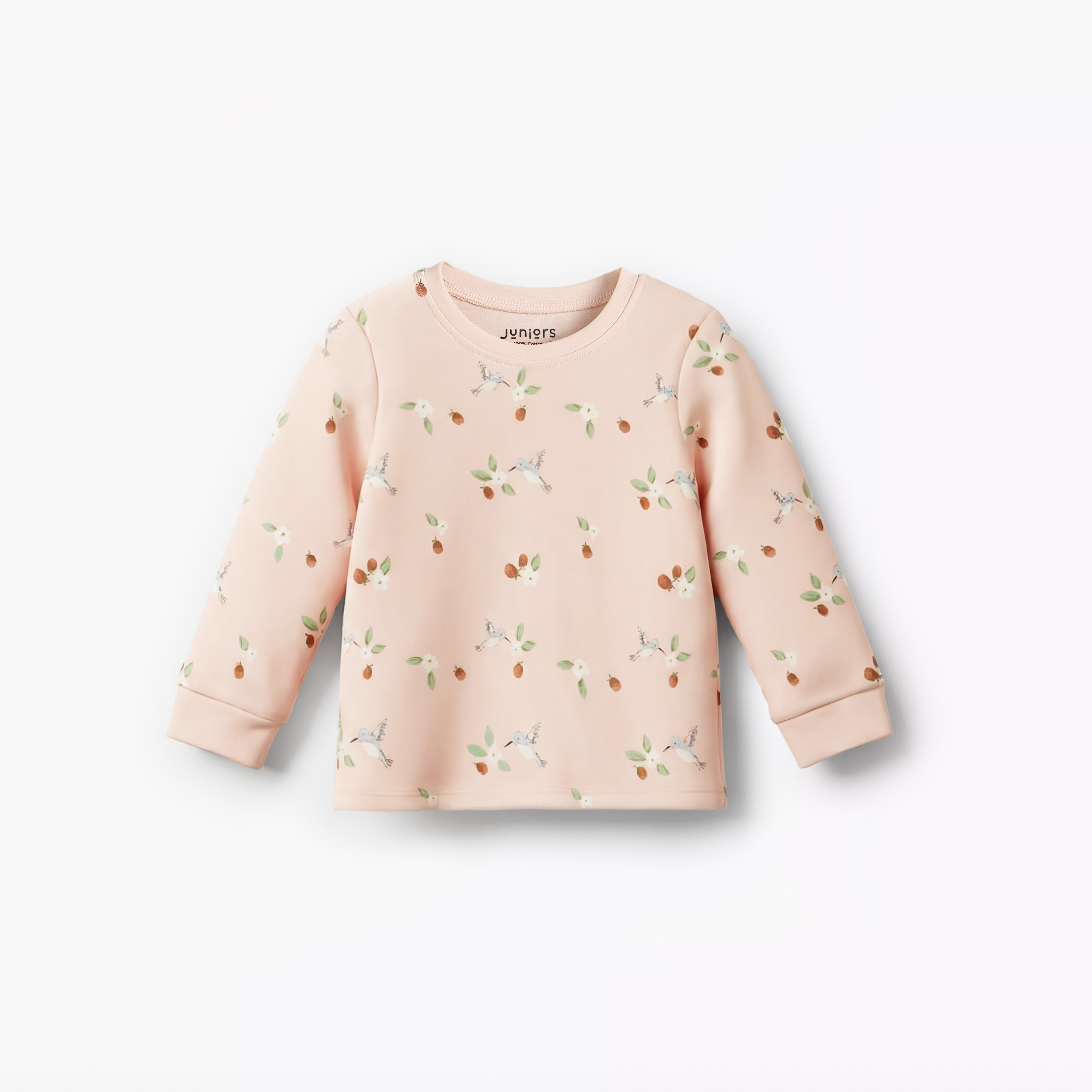 طقم بنطلون بيجاما وتيشيرت بأكمام طويلة وطبعات طائر من جونيورز-baby-girls-clothing-nightwear-pyjamasets-image-3