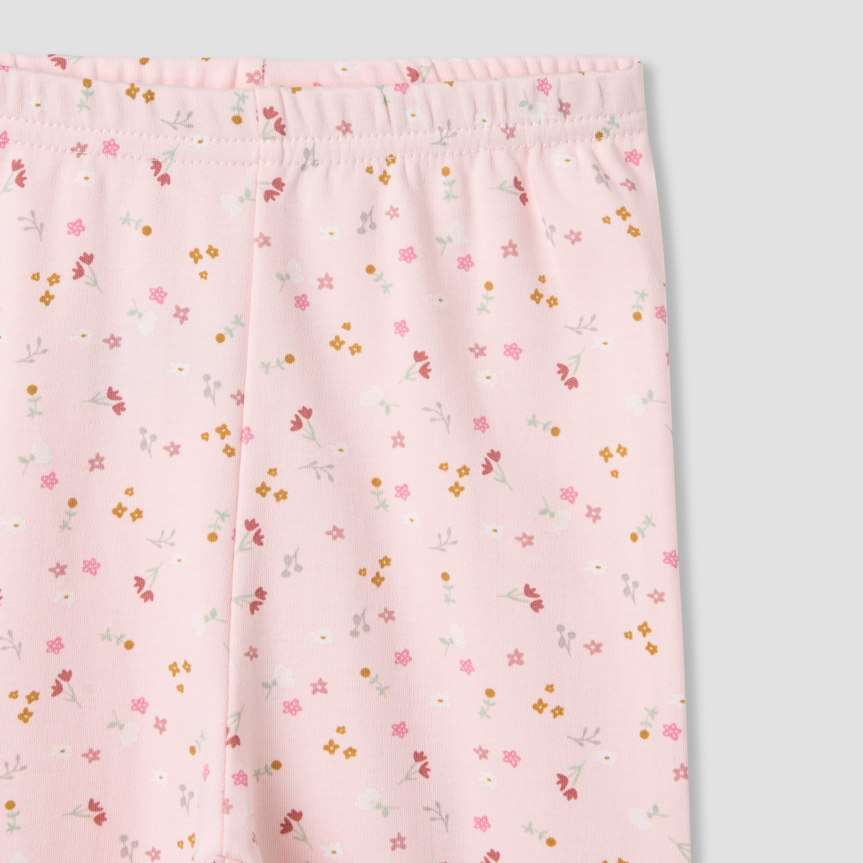 Juniors Floral Print Long Sleeve T-shirt and Pyjama Set-baby-girls-clothing-nightwear-pyjamasets-image-6