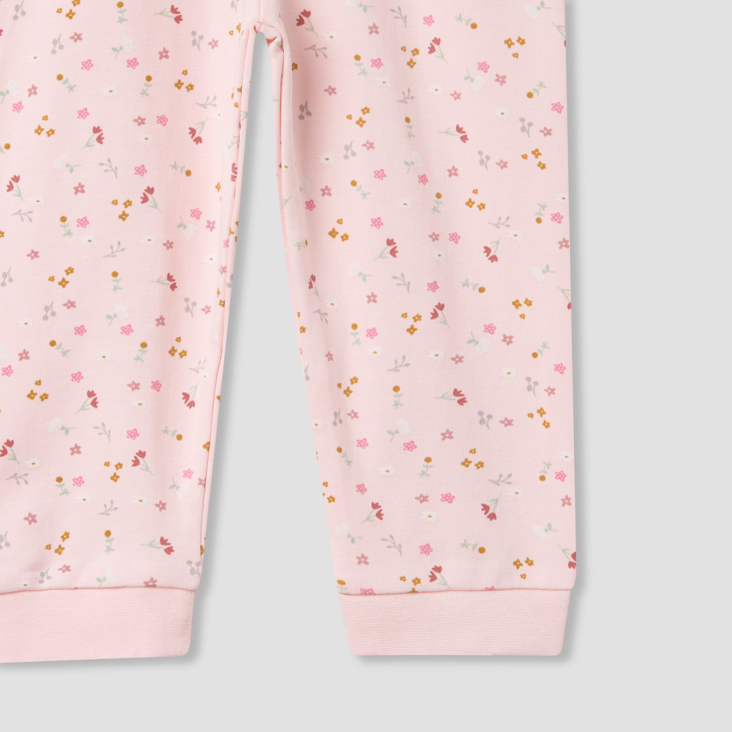 Juniors Floral Print Long Sleeve T-shirt and Pyjama Set-baby-girls-clothing-nightwear-pyjamasets-image-7