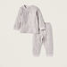 Juniors Printed Long Sleeves T-shirt and Pyjama Set-Pyjama Sets-thumbnail-0