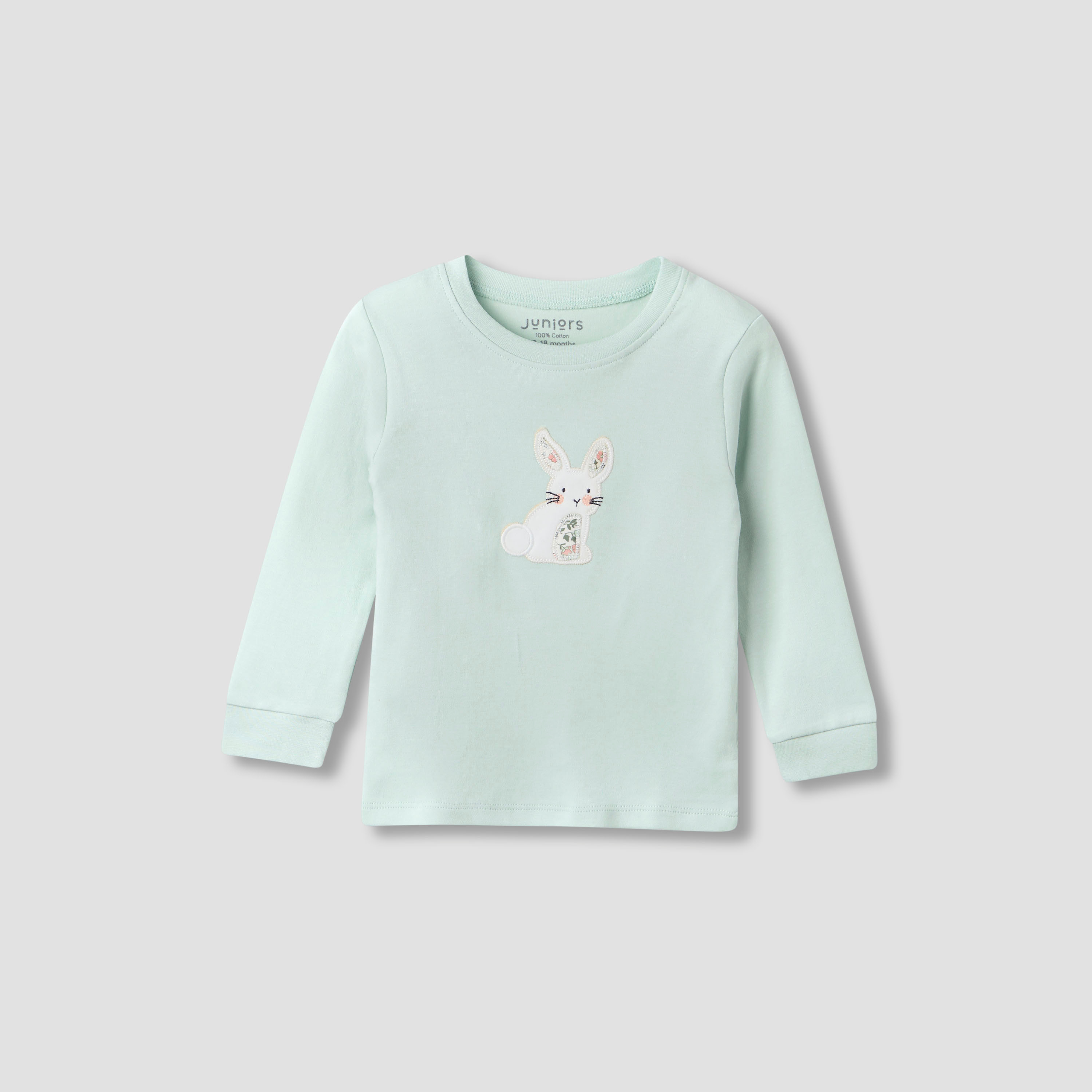 Juniors Pyjama Set with Print - Cotton - Long Sleeves - Round Neck-baby-girls-clothing-nightwear-pyjamasets-image-2