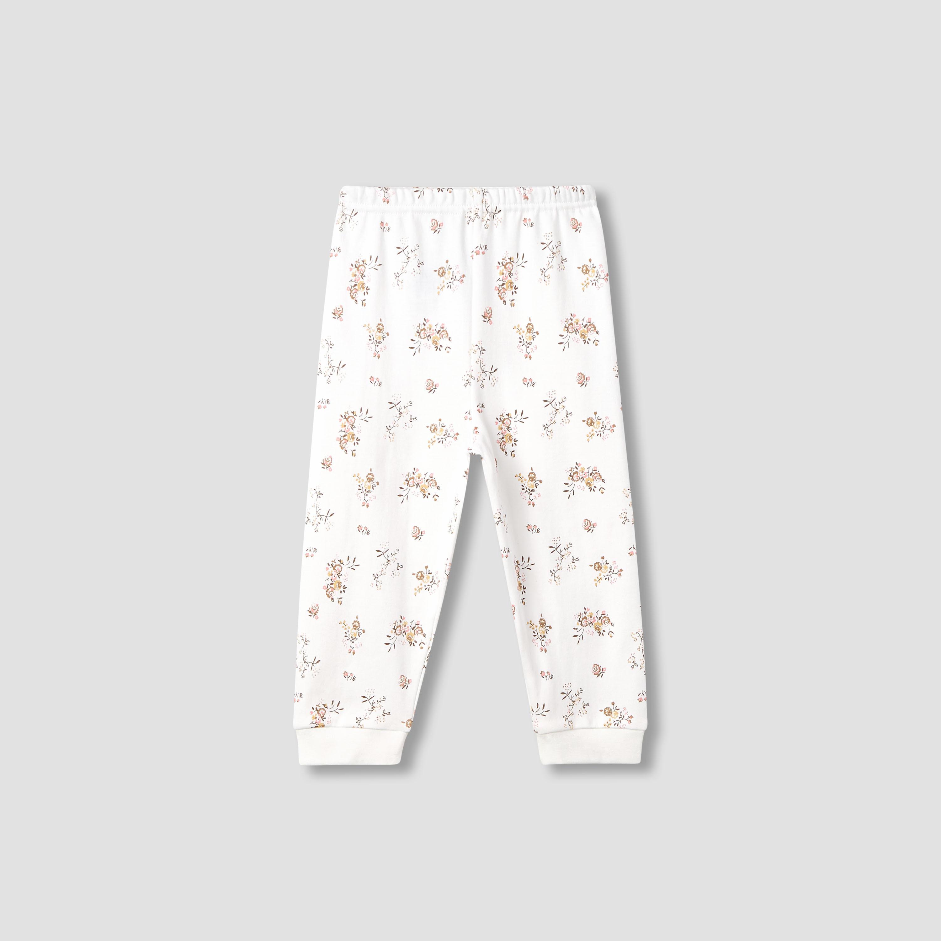 Juniors Printed Ribbed T-shirt and Pyjama Set-baby-girls-clothing-nightwear-pyjamasets-image-4