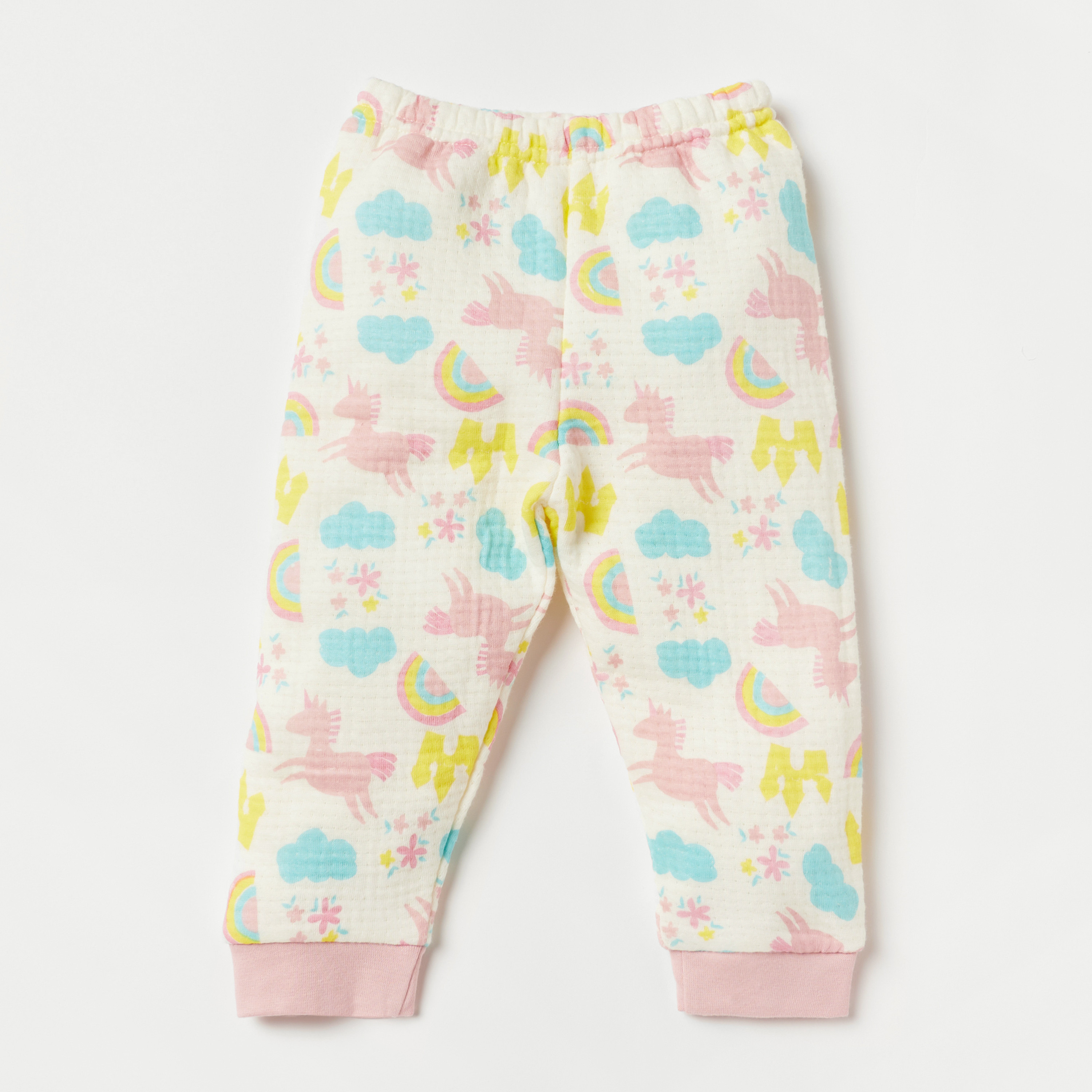 Juniors All Over Print T-shirt and Pyjama Set-baby-girls-clothing-nightwear-pyjamasets-image-4