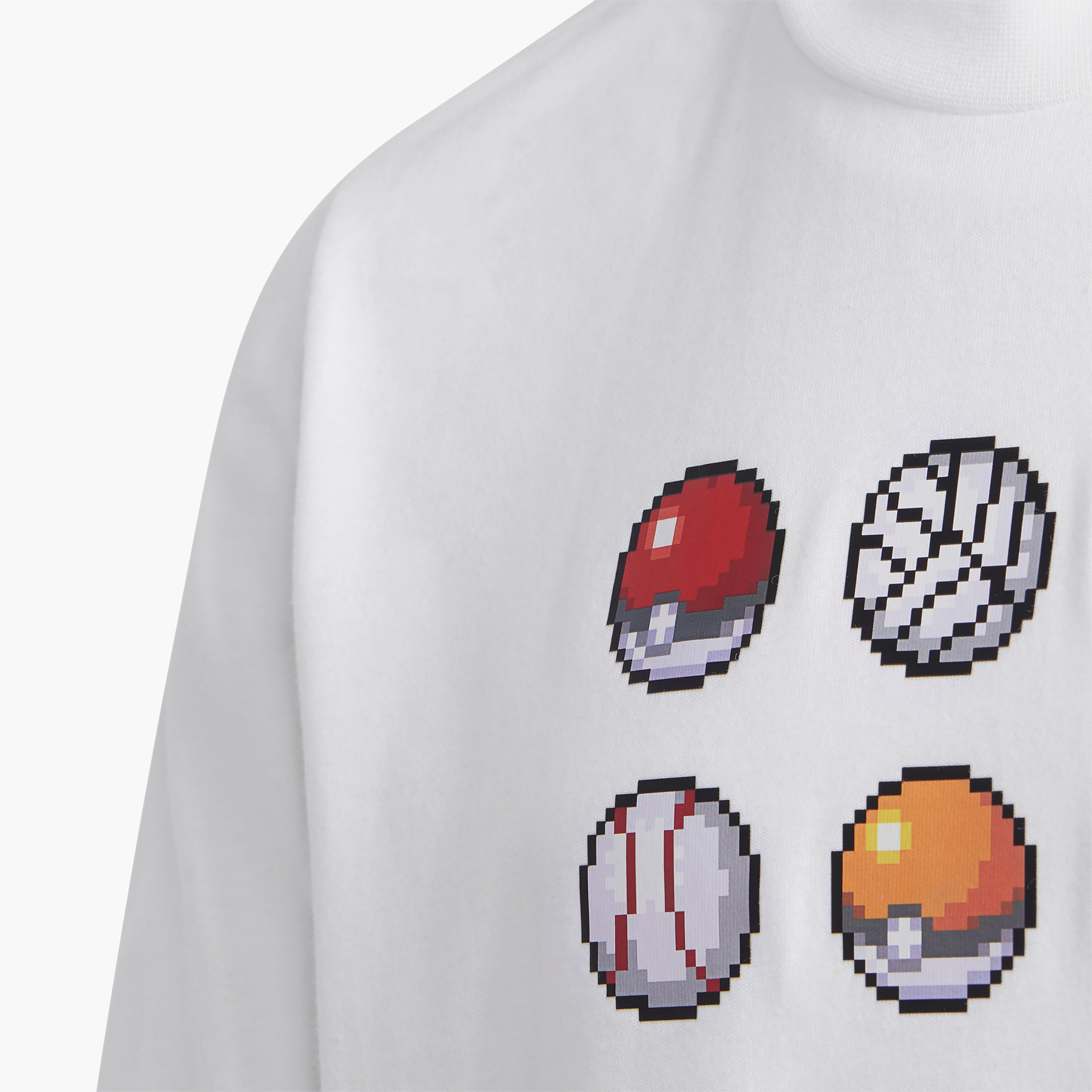 Shop Adidas Pokemon Graphic Print T-shirt with Round Neck and