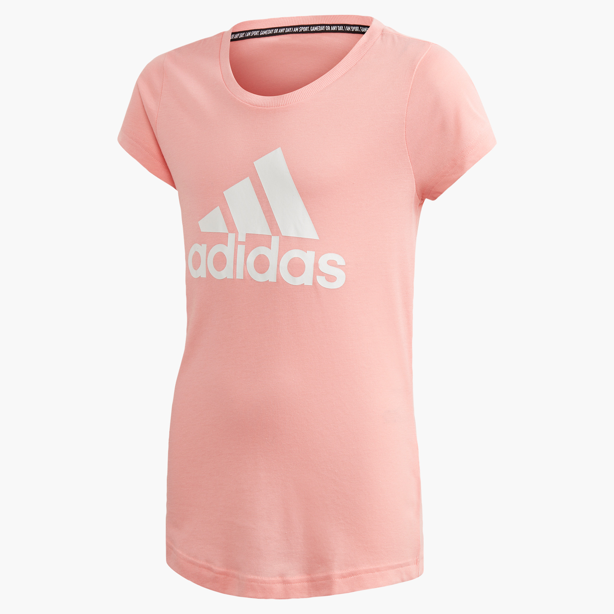 Adidas Girls Training T shirt Must Haves Badge Of Sport