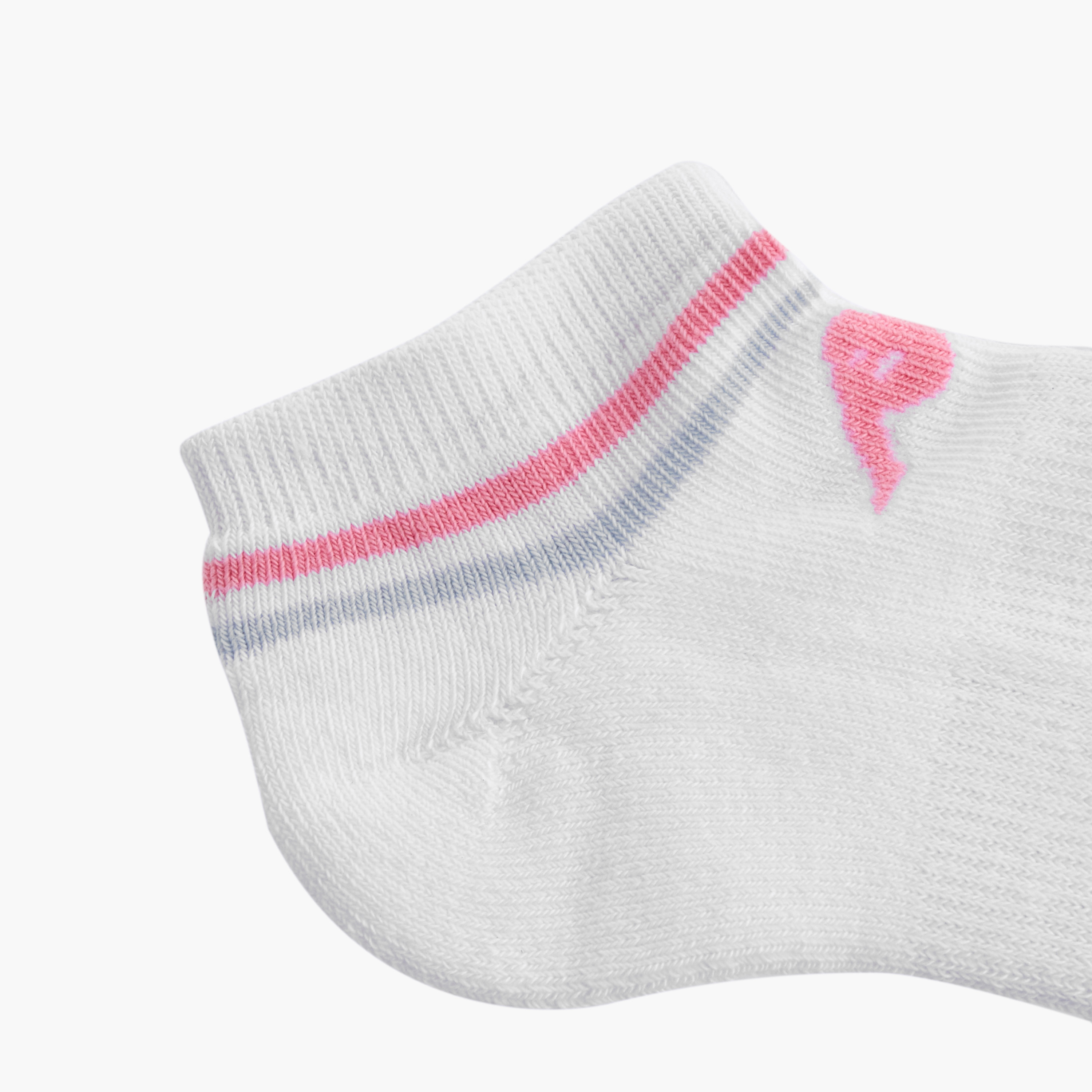 طقم جوارب موسّدة نصف وبرية 5 أزواج مقلمة بطول الكاحل من كابا-girls-accessories-socks-image-5