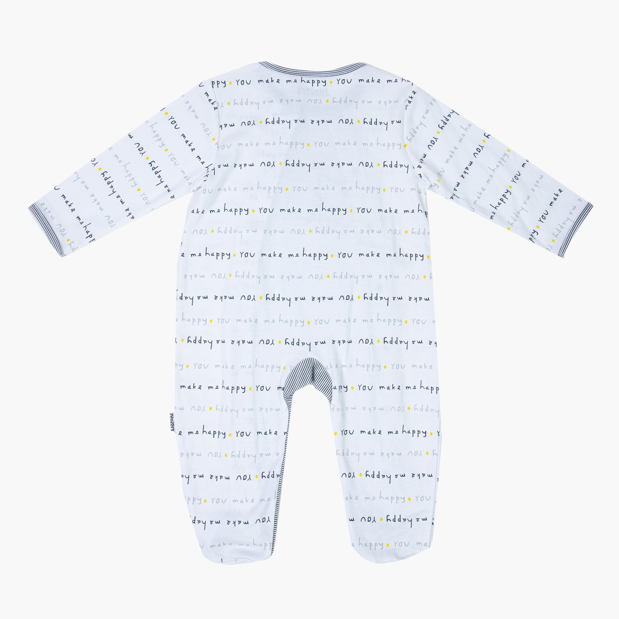Juniors Printed Closed Feet Sleepsuit with Long Sleeves-baby-boys-clothing-nightwear-sleepsuits-image-3