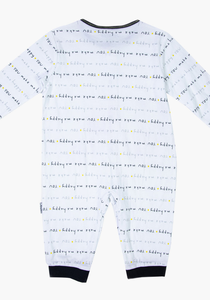 Juniors All-Over Print Sleepsuit with Long Sleeves-Sleepsuits-image-2