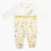 Juniors Floral Print Sleepsuit with Round Neck and Long Sleeves-Sleepsuits-thumbnail-0