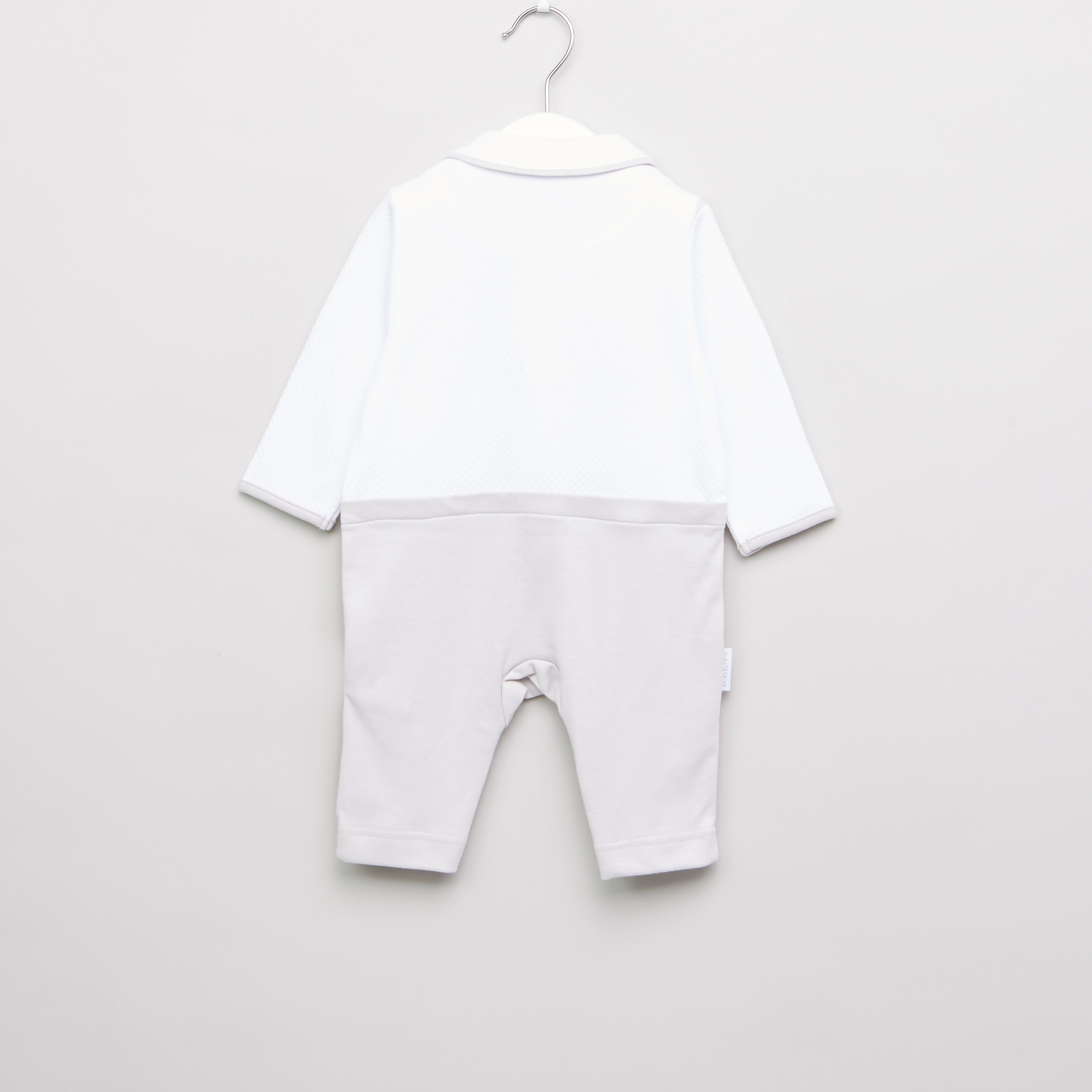 Juniors Sleepsuit with Button Closure and Bow Accent-baby-girls-clothing-nightwear-sleepsuits-image-3