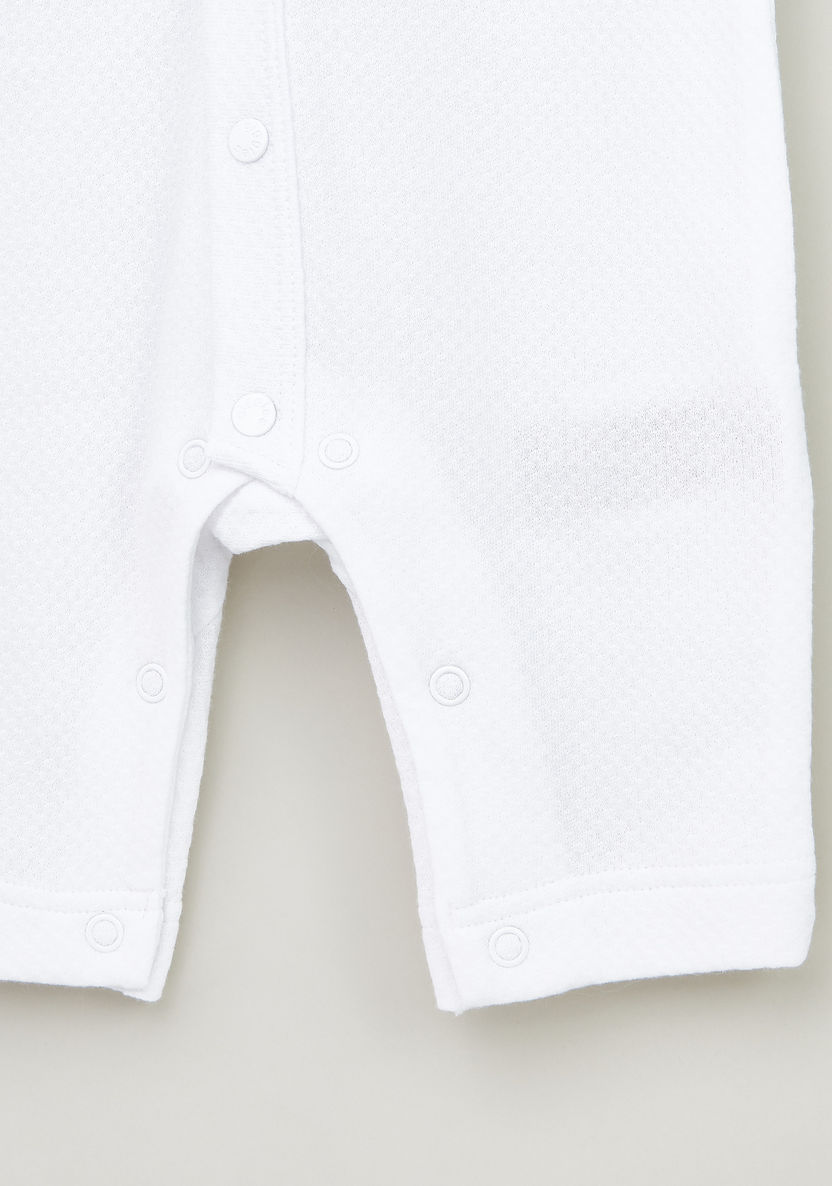 Giggles Striped Long Sleeves Sleepsuit-Sleepsuits-image-3