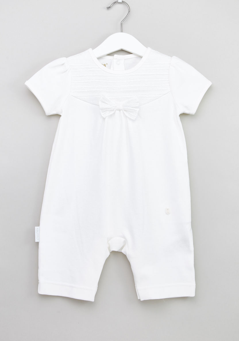 Giggles Lace Bow Detail Romper-Rompers%2C Dungarees and Jumpsuits-image-0