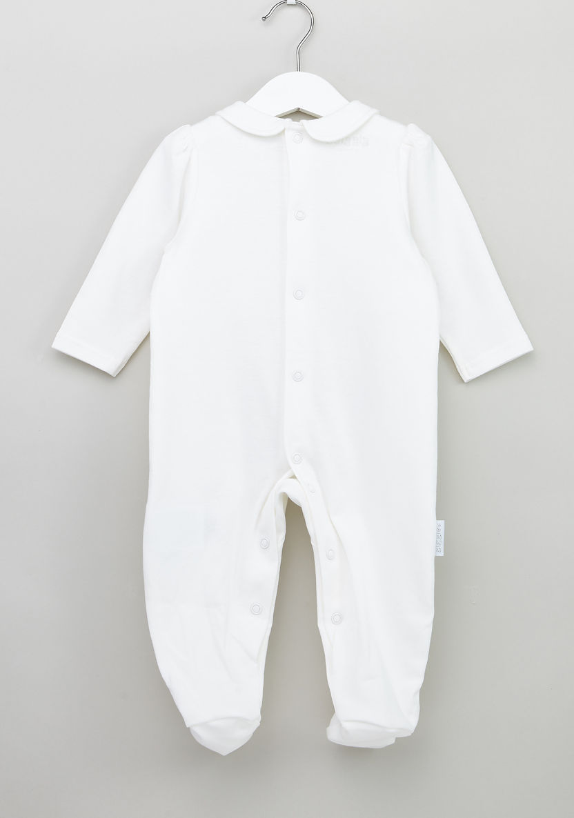 Giggles Closed Feet Cotton Sleepsuit with Applique-Sleepsuits-image-2