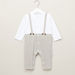 Juniors Printed Sleepsuit with Long Sleeves and Button Detail-Sleepsuits-thumbnail-0