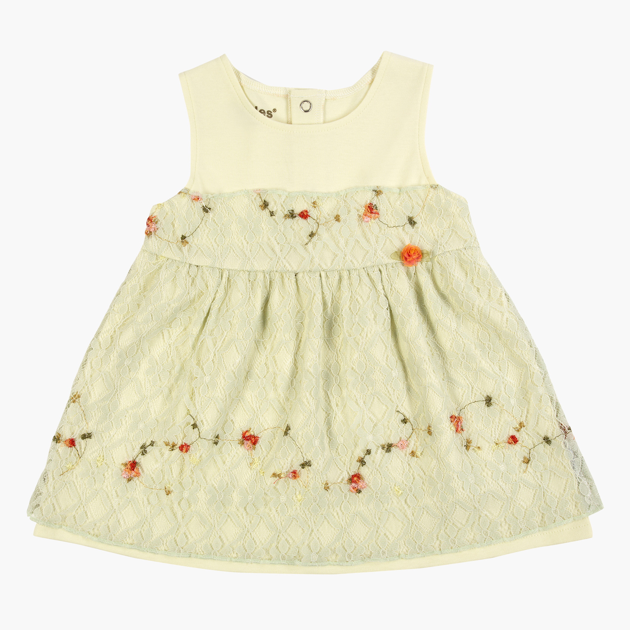 Giggles Round Neck Sleeveless Dress-baby-girls-clothing-dressesandjumpsuits-image-1