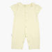 Giggles Textured Romper with Short Sleeves and Ruffle Detail-Rompers%2C Dungarees and Jumpsuits-thumbnail-2