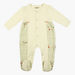 Giggles Closed Feet Sleepsuit with Floral Appliques and Lace Insert-Sleepsuits-thumbnail-0