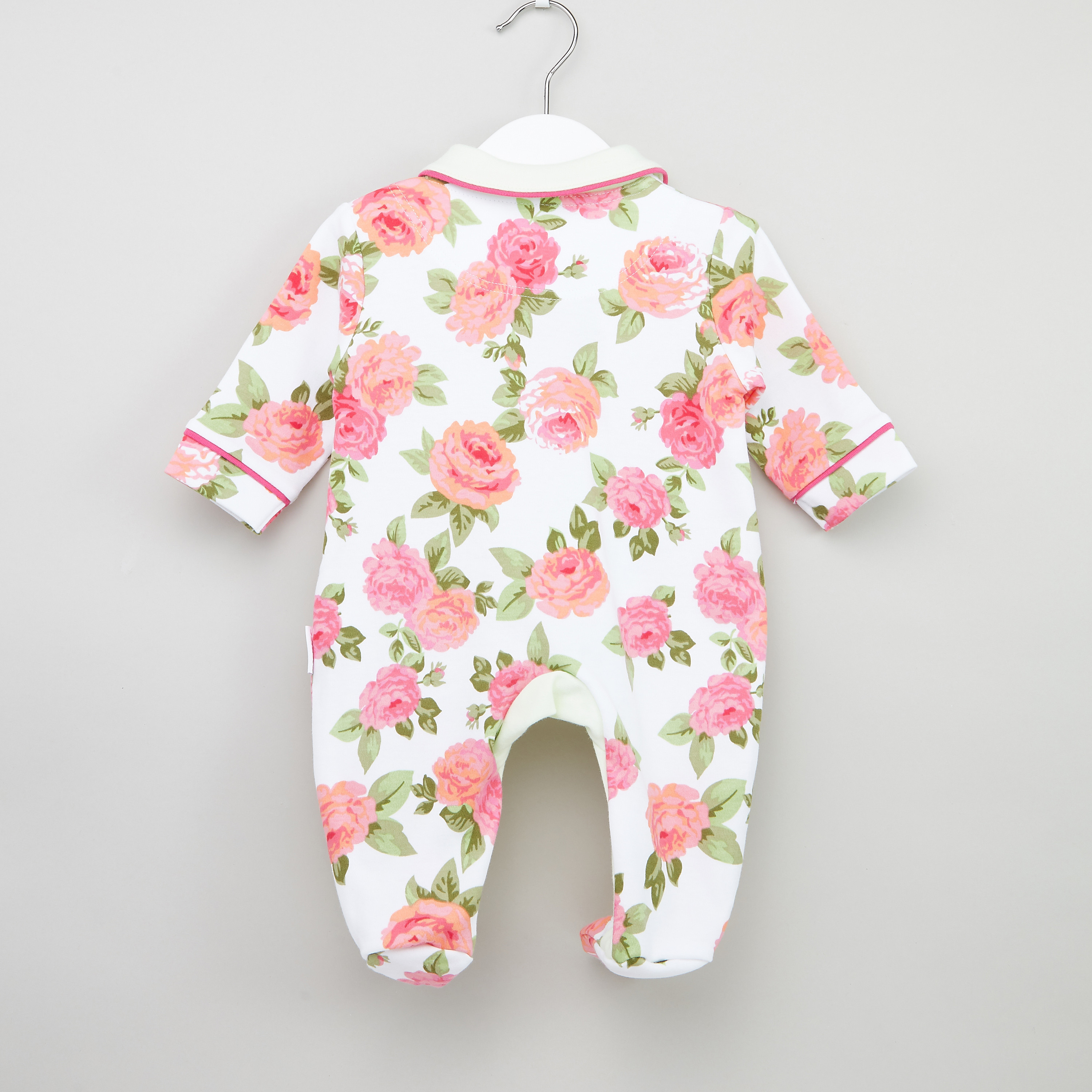 طقم نوم بأقدام مغلقة وطبعات أزهار من جونيورز-baby-boys-clothing-nightwear-sleepsuits-image-3