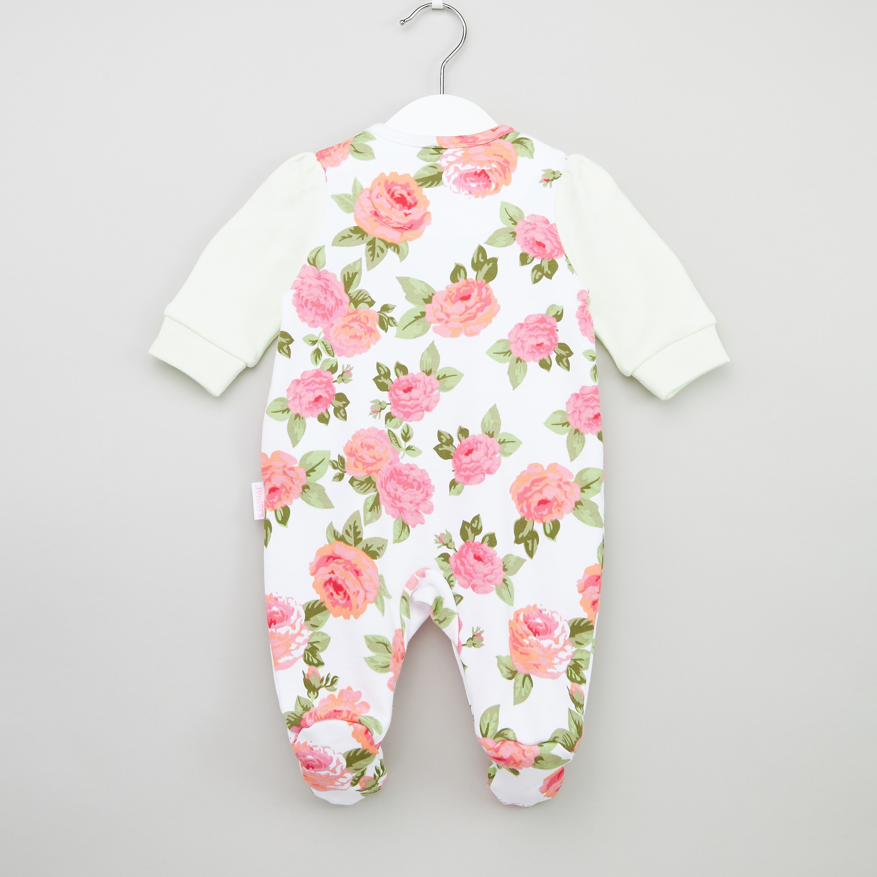 طقم نوم بطبعات ازهارمزخرف من جونيورز-baby-girls-clothing-nightwear-sleepsuits-image-3