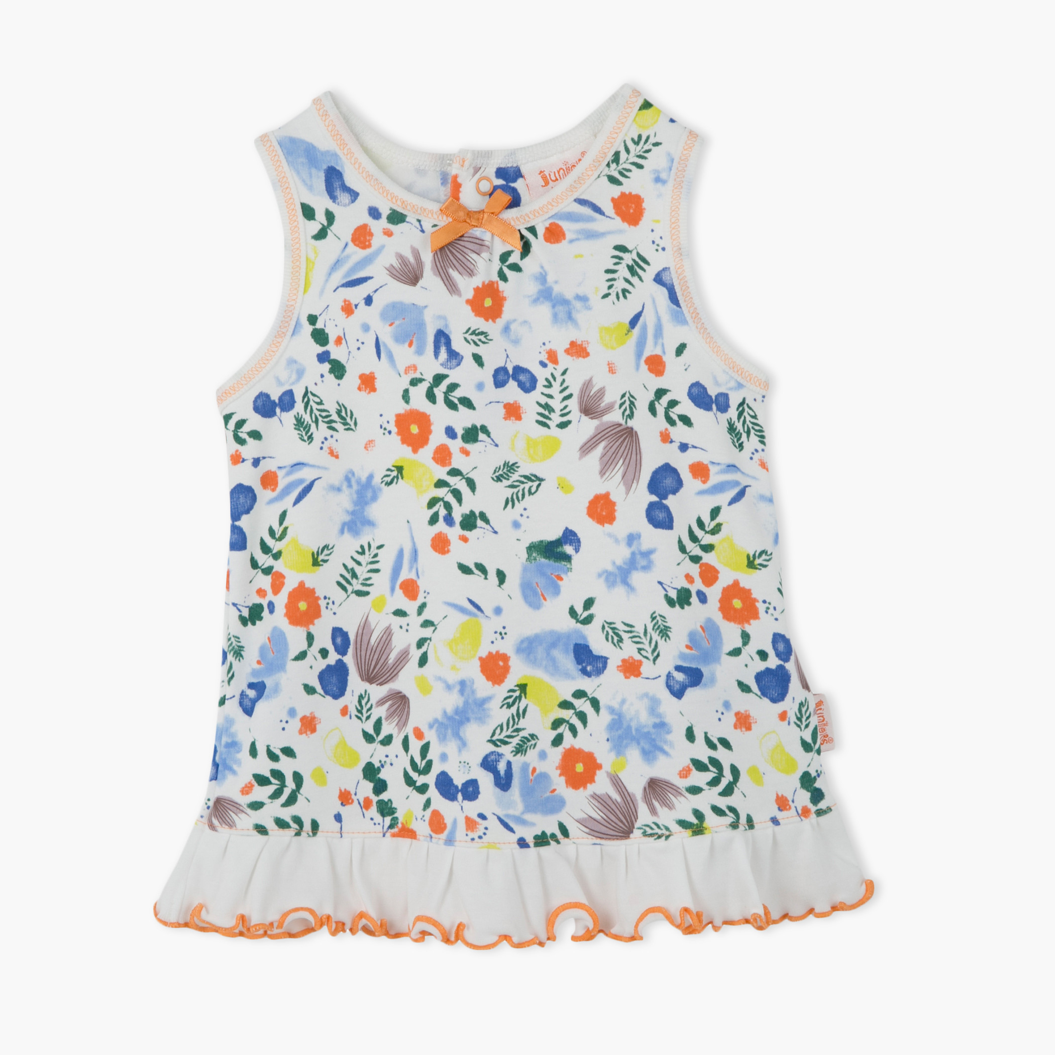 Juniors Printed Dress-girls-clothing-dressesandjumpsuits-image-1