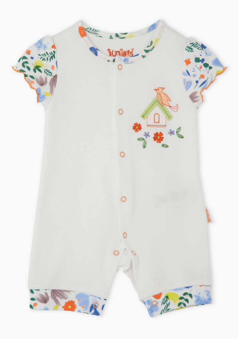 Juniors Printed Romper-Rompers%2C Dungarees and Jumpsuits-image-0