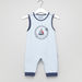 Juniors Striped T-shirt with Sleeveless Sleepsuit-Clothes Sets-thumbnail-4