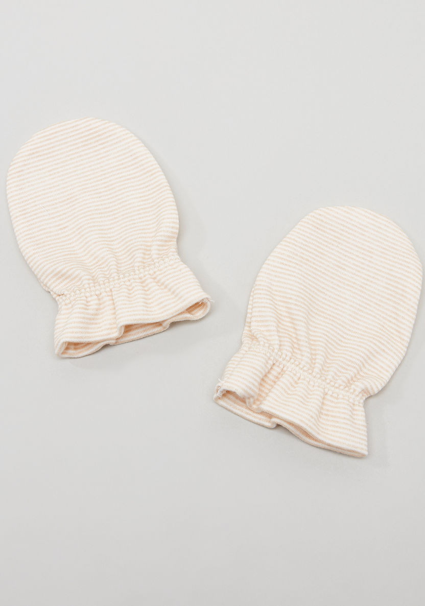 Juniors Striped Mittens-Booties-image-0