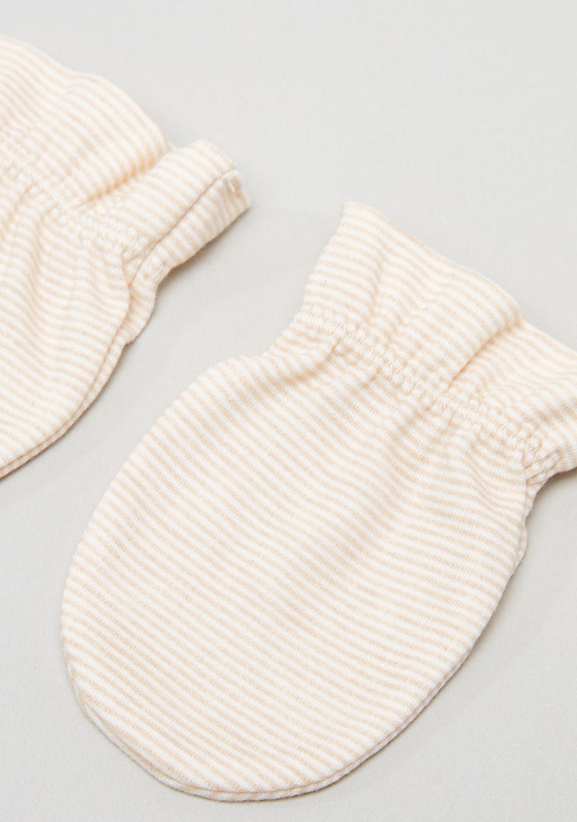 Juniors Striped Mittens-Booties-image-2