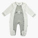 Juniors Embroidered Detail Closed Feet Sleepsuit with Long Sleeves-Sleepsuits-thumbnail-0