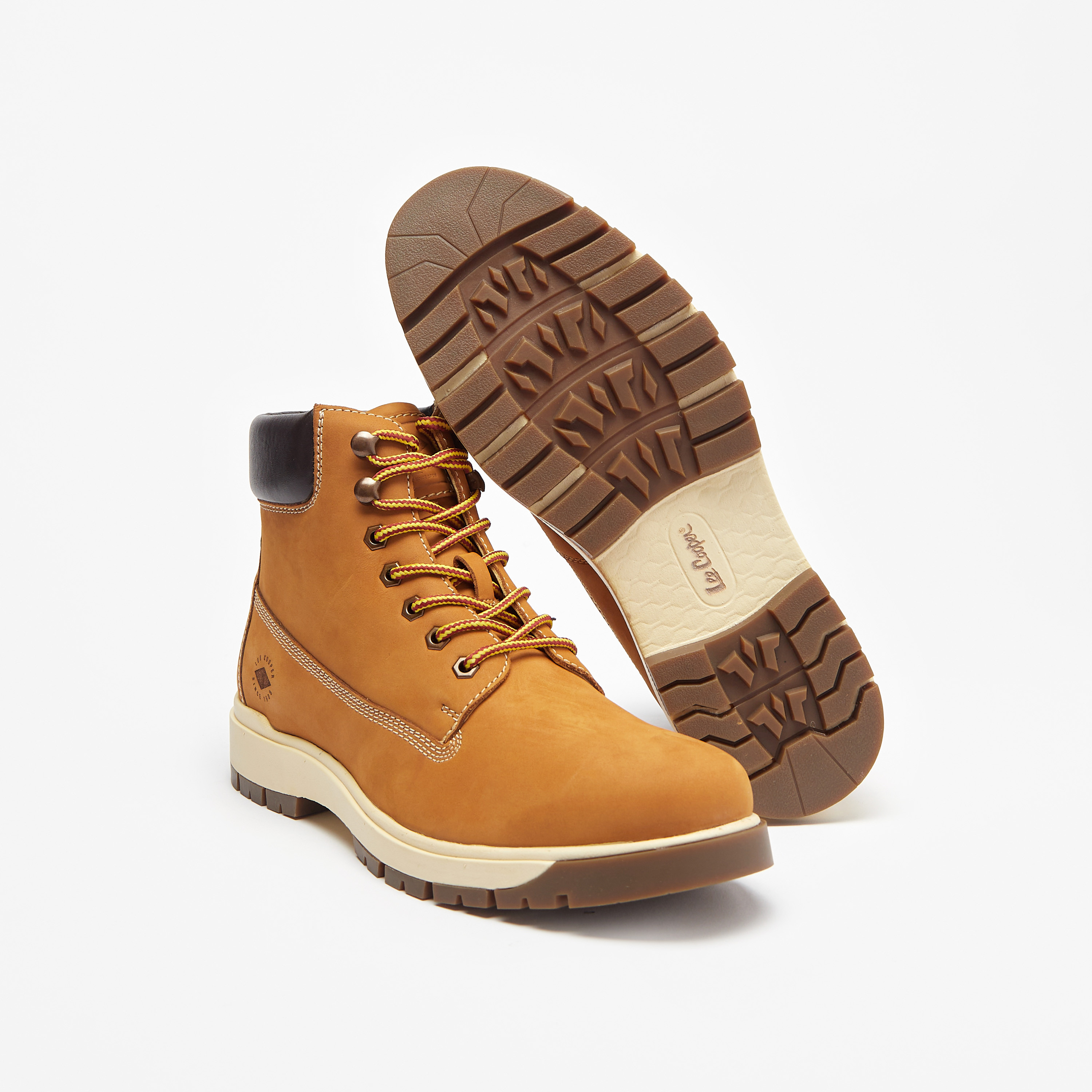 أبوات تشوكا جلد سادة برباط للرجال من لي كوبر -men-shoes-boots-image-4