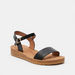 Solid Strap Sandals with Buckle Closure-Women%27s Flat Sandals-thumbnail-2