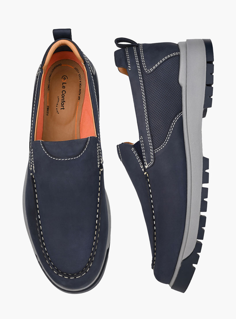 حذاء لوفر رجالي من لو كونفور بجلد طبيعي متعدد القطع-men-shoes-loafersandmoccasins-image-1