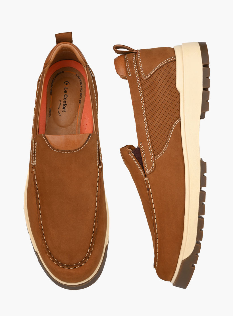 حذاء لوفر رجالي من لو كونفور بجلد طبيعي متعدد القطع-men-shoes-loafersandmoccasins-image-1